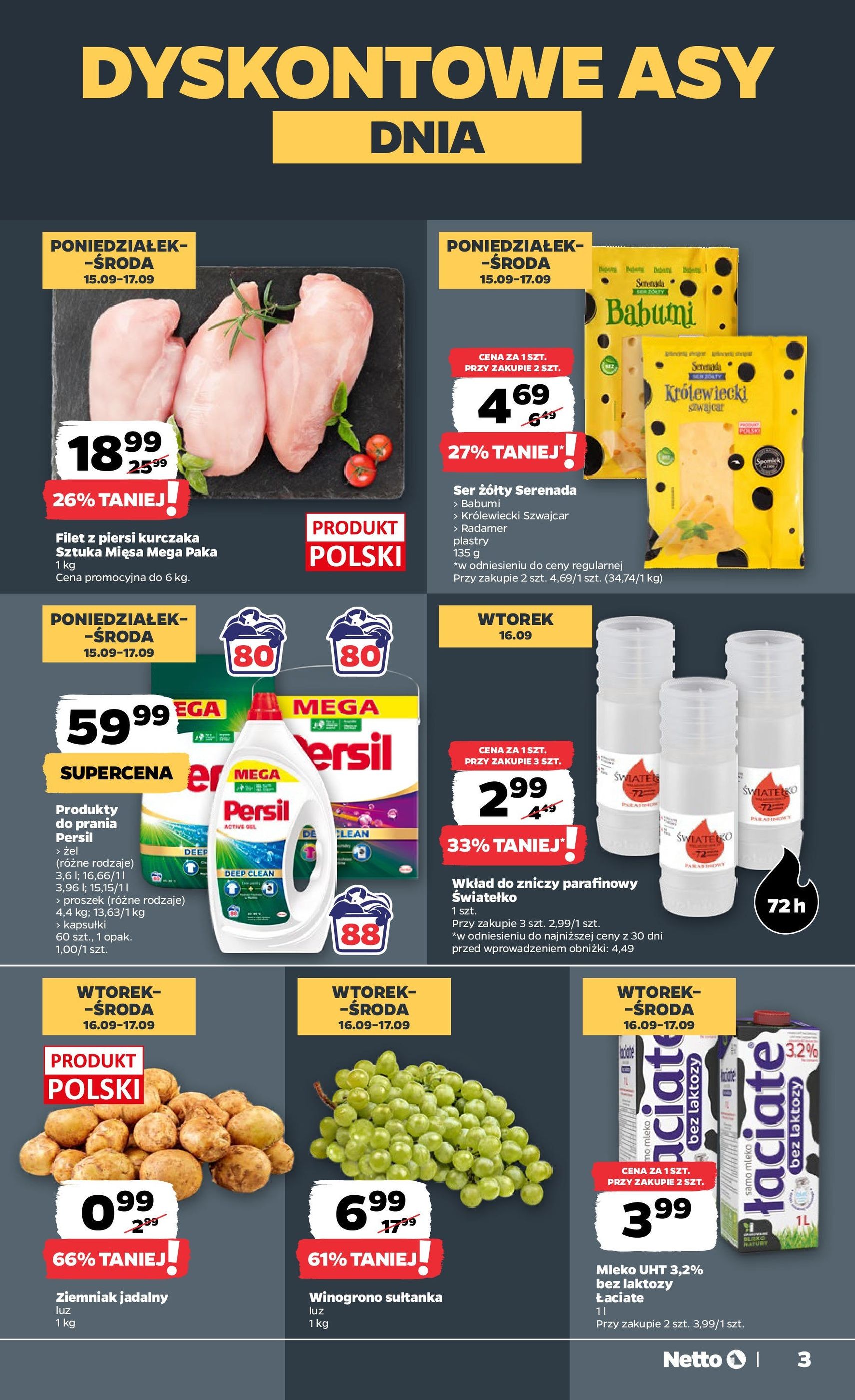 Netto gazetka - Spożywcza - ważny gazetka od 15.09.2025 strona 3 z 34 Netto gazetka - Spożywcza - ważny gazetka od 15.09.2025 strona 3 z 34