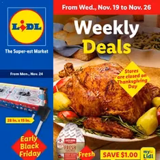Lidl Early Black Friday - Flyer preview valid from 11/19/2025