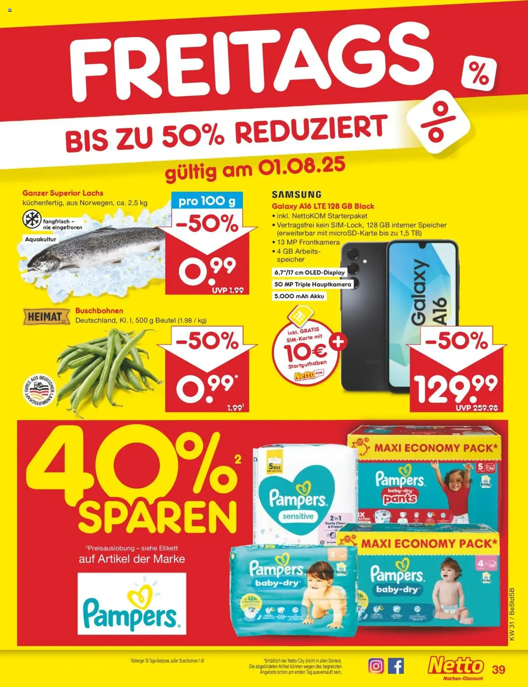 Netto Marken-Discount Prospekt - Gültiger Prospekt ab 28.07.2025, Seite 63 von insgesamt 65 Netto Marken-Discount Prospekt - Gültiger Prospekt ab 28.07.2025, Seite 63 von insgesamt 65