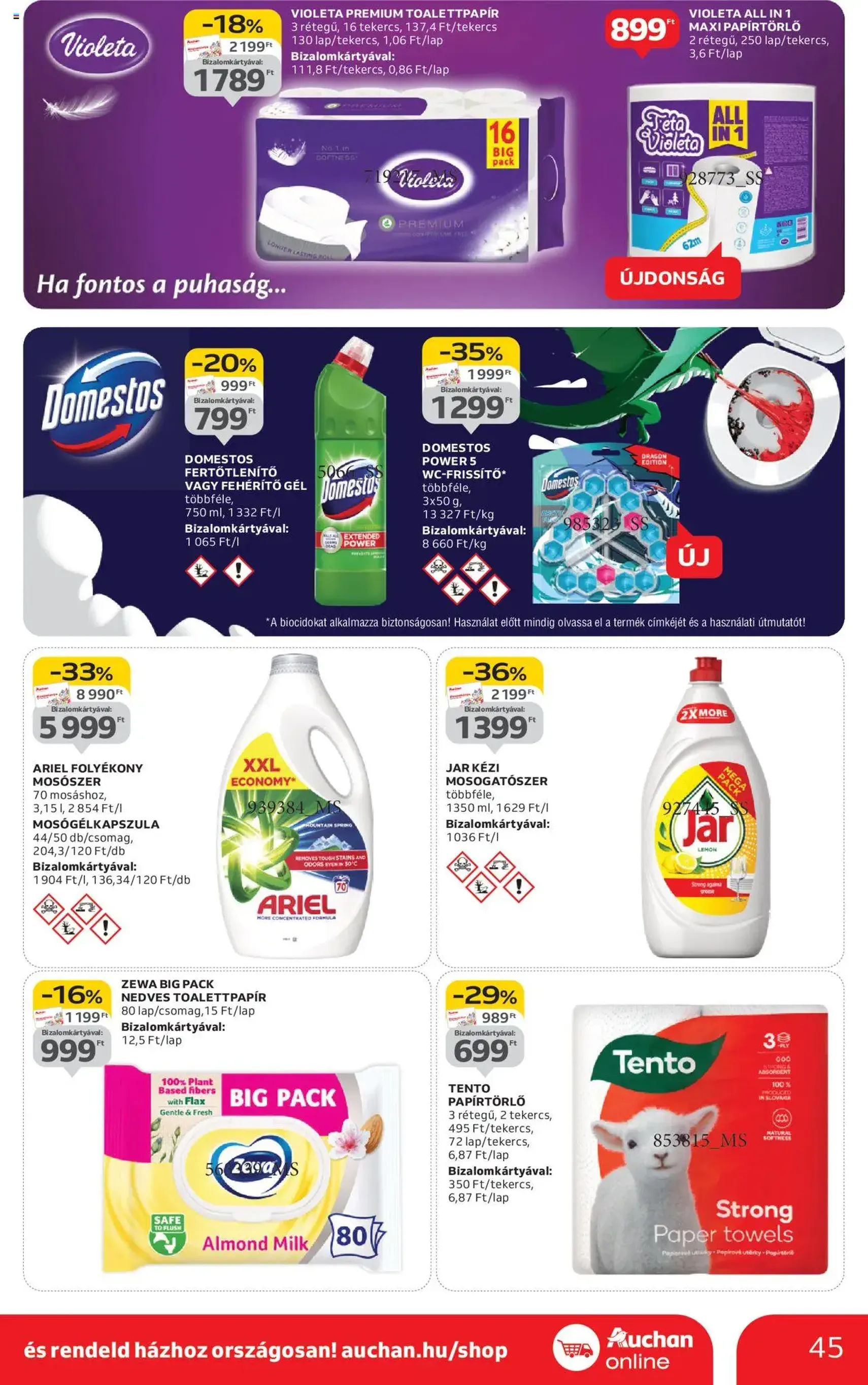 Auchan Akciós újság - 2025.10.09. érvényes szórólap 45 oldal 64 oldalból