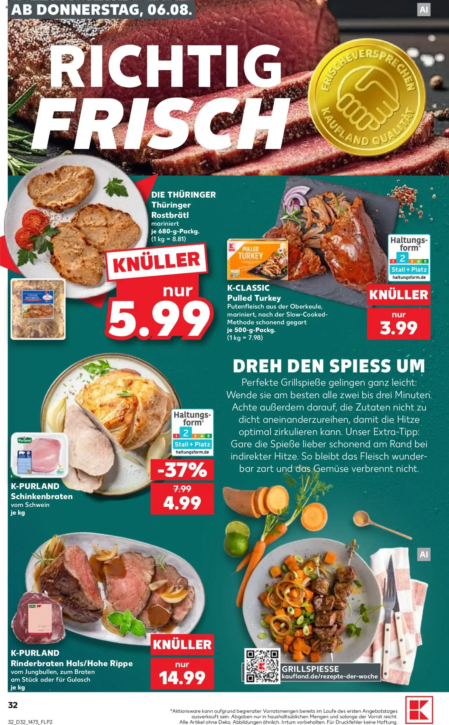 Kaufland Prospekt - Gültiger Prospekt ab 06.08.2026, Seite 32 von insgesamt 58