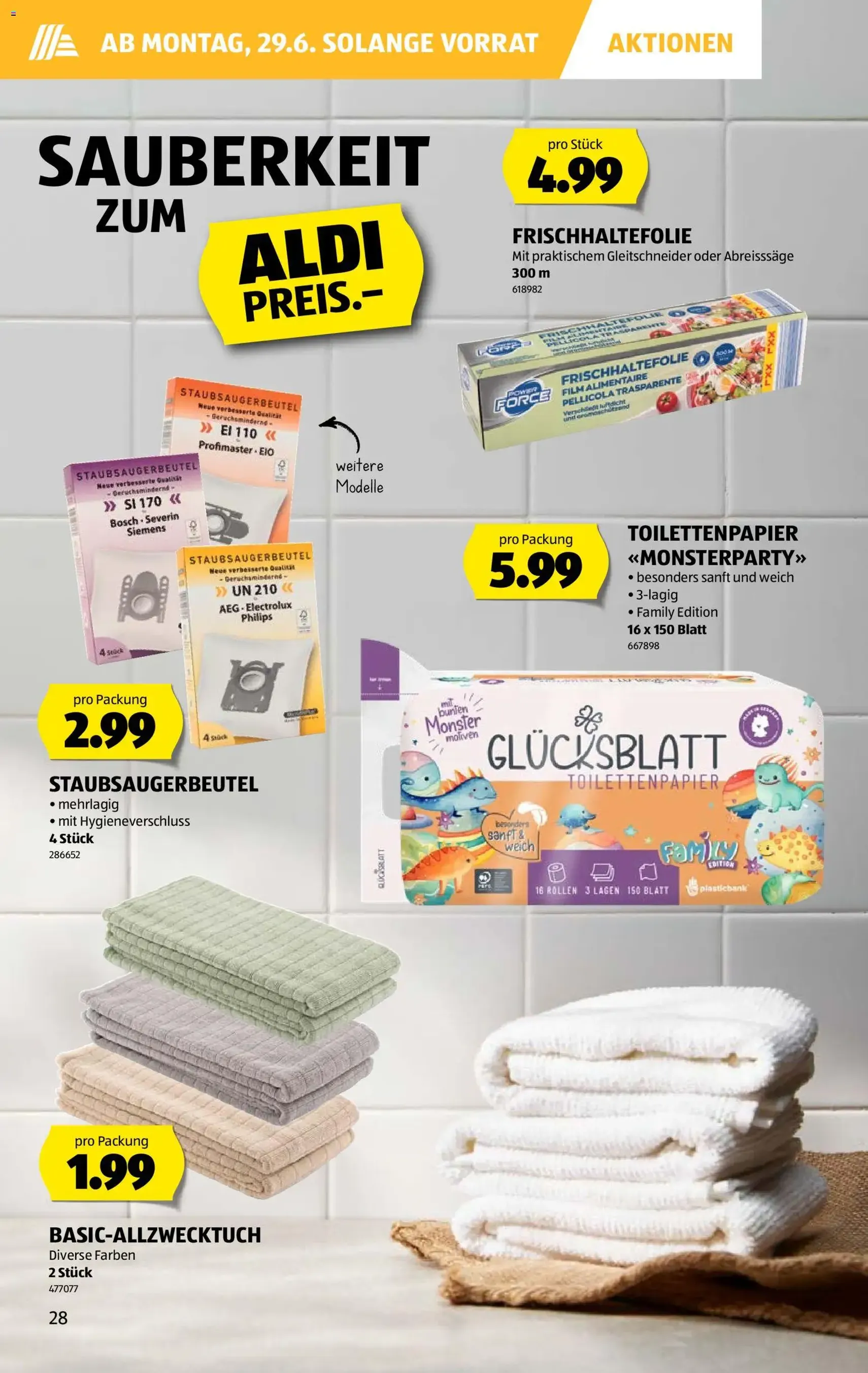 Aldi aktionen - Gültiger Prospekt ab 25.06.2026, Seite 28 von insgesamt 36