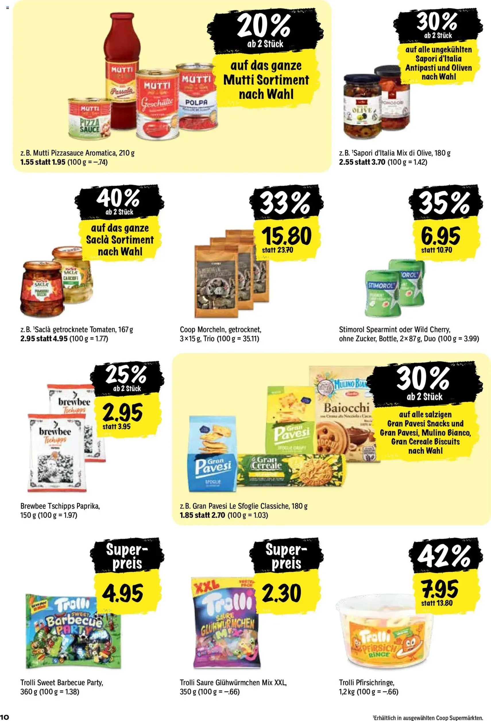 Coop aktionen - Gültiger Prospekt ab 20.08.2026, Seite 10 von insgesamt 28