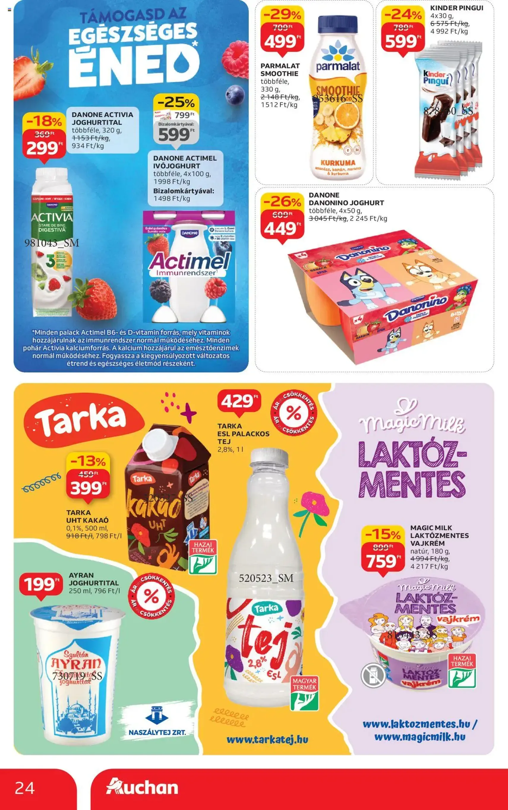 Auchan Akciós újság - 2025.10.09. érvényes szórólap 24 oldal 64 oldalból