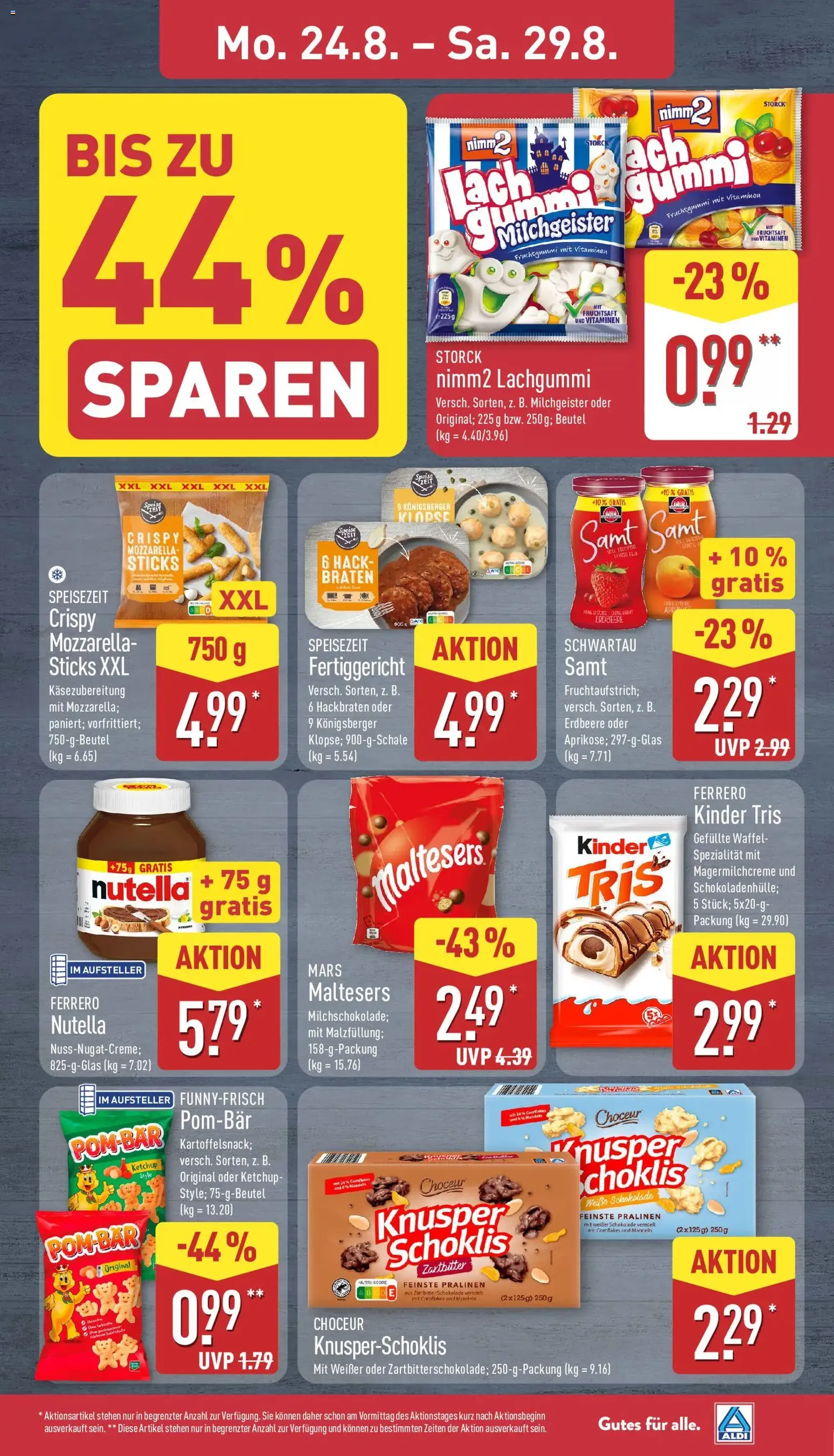 Aldi Prospekt - Gültiger Prospekt ab 24.08.2026, Seite 7 von insgesamt 43