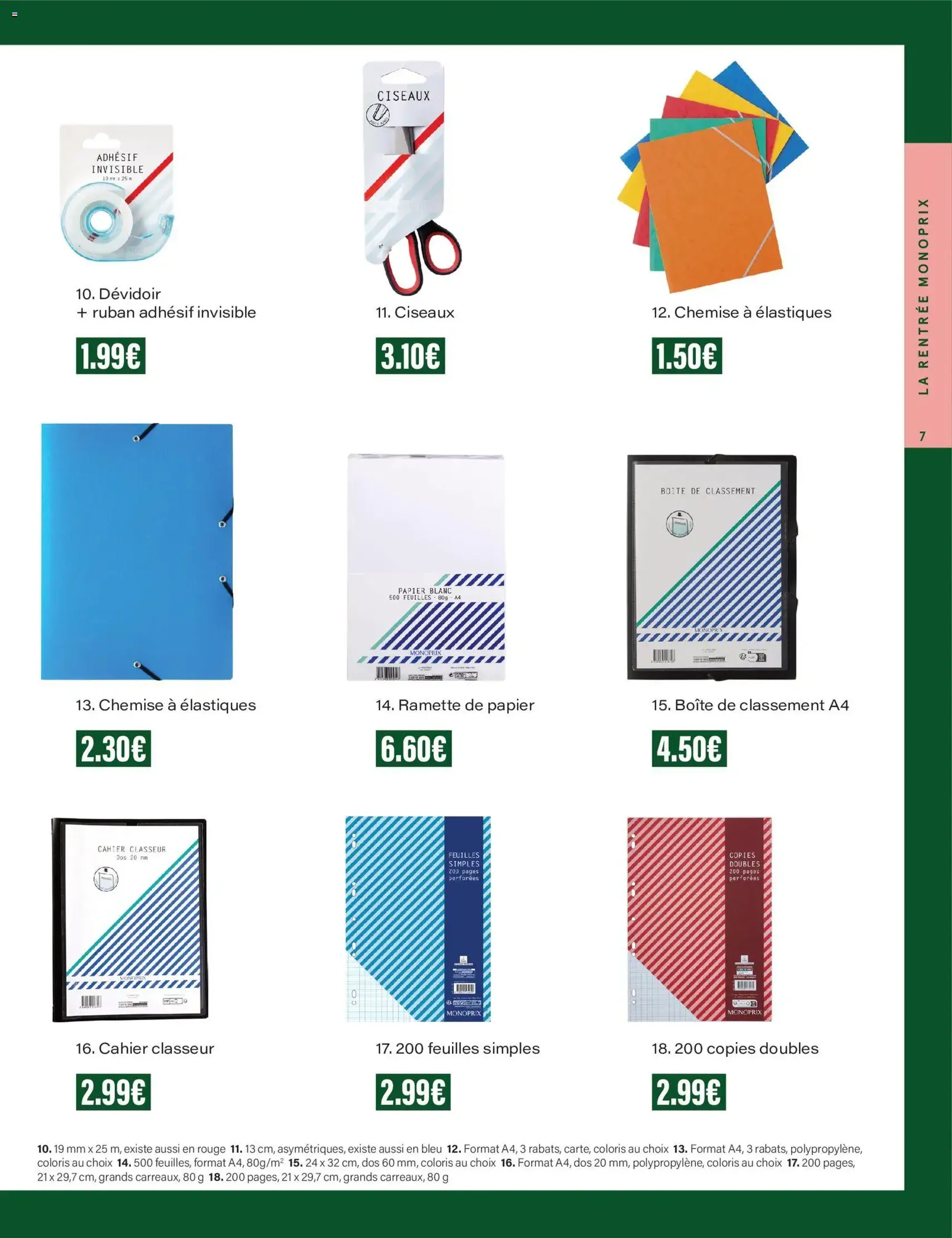 Monoprix - Guide de rentree - brochure valable à partir du 04/08/2026, page 7 sur 42