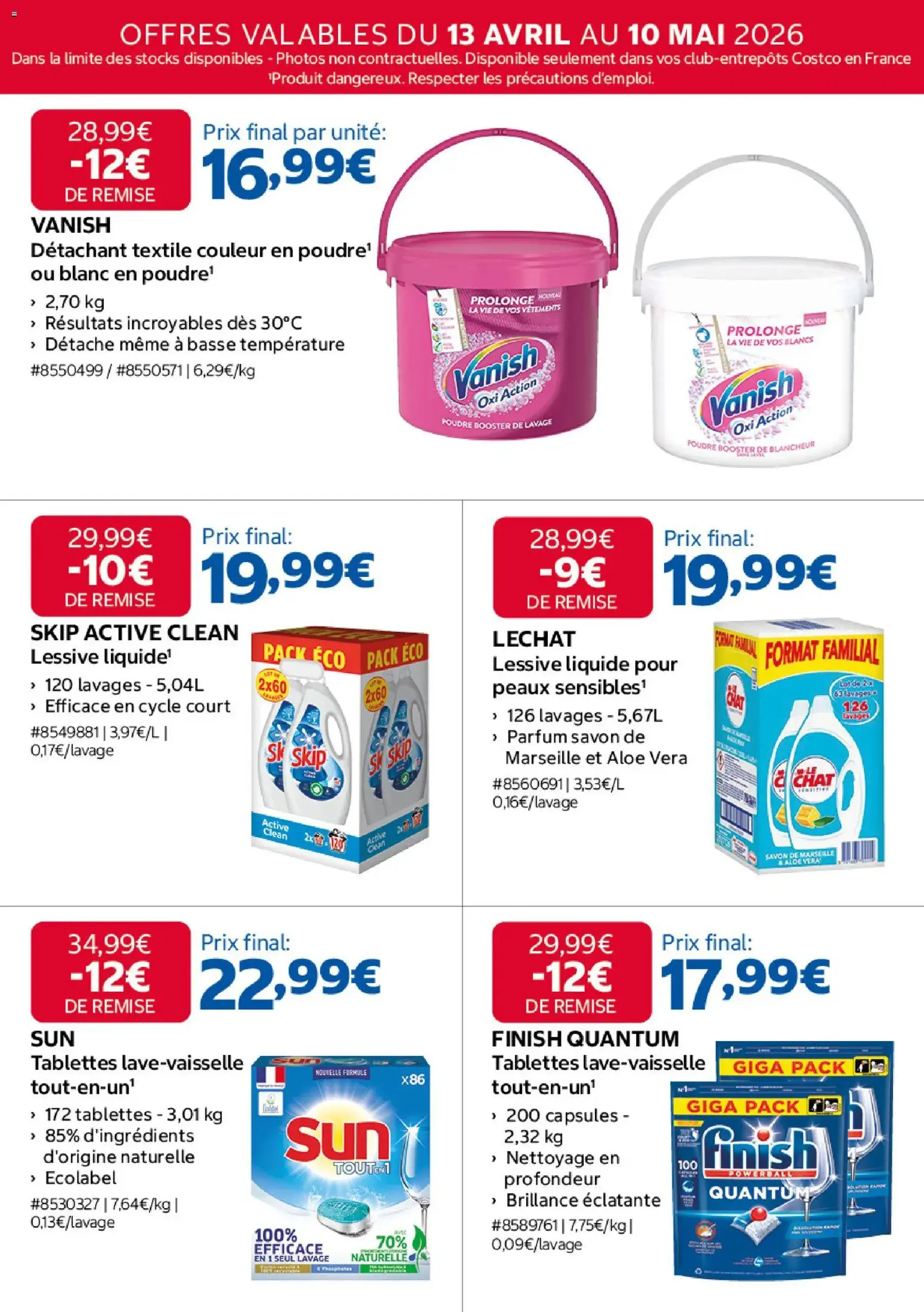 Costco catalogue - brochure valable à partir du 13/04/2026, page 11 sur 20