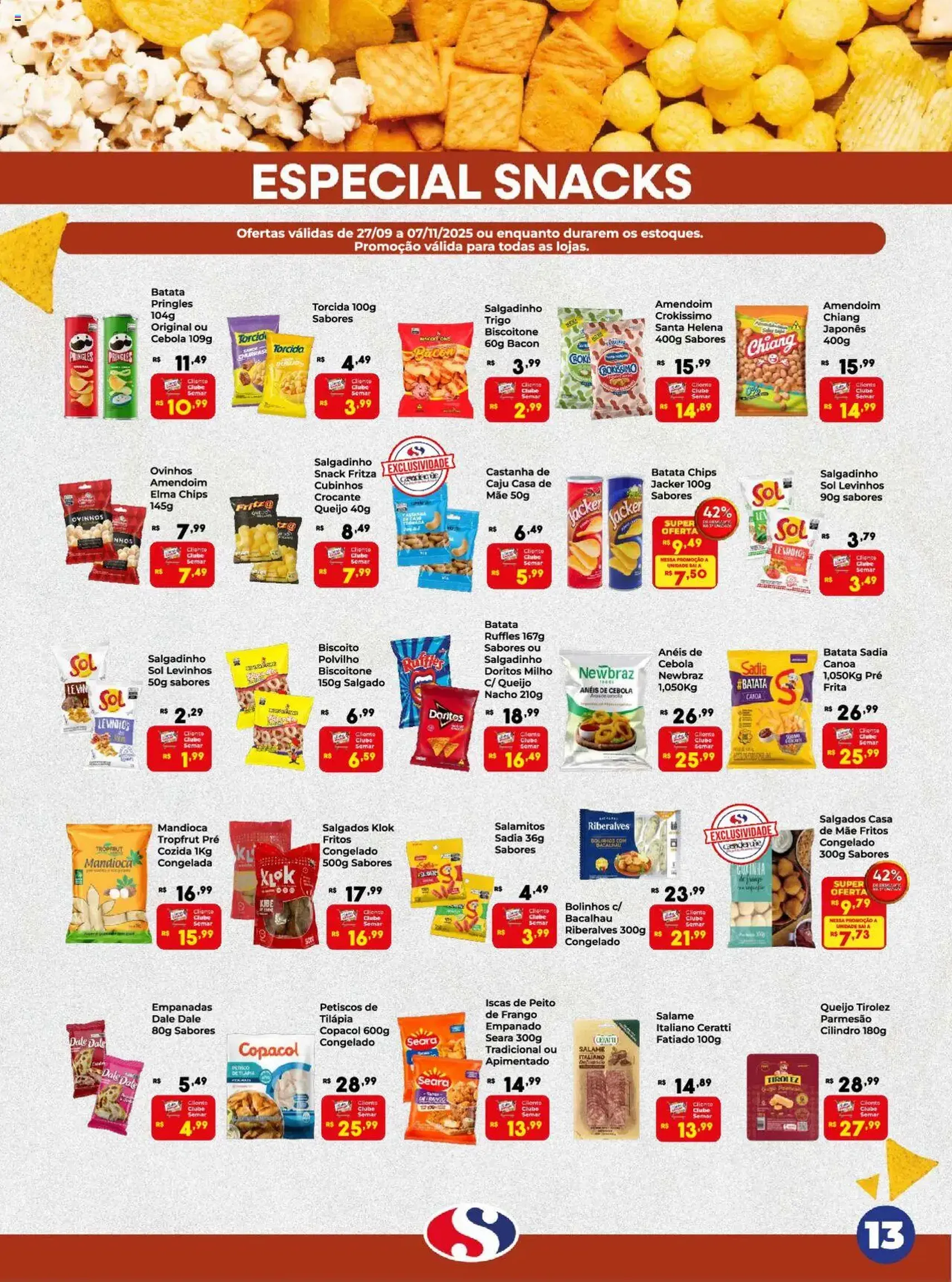 Semar Supermercado - Ofertas do Mês - folheto válido a partir de 27/09/2025 página 13 de 24 Semar Supermercado - Ofertas do Mês - folheto válido a partir de 27/09/2025 página 13 de 24