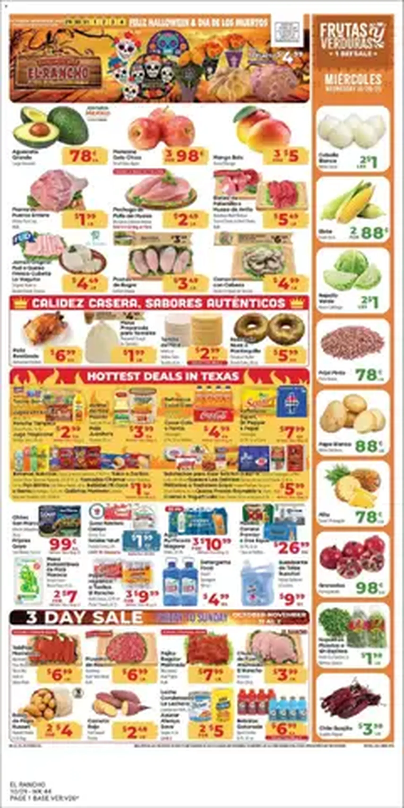 El Rancho Weekly Ad - valid flyer from 10/29/2025, page 1 of 1
