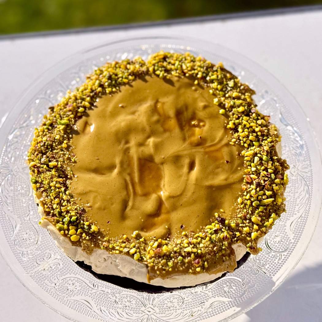 Pistáciový Oreo Cheescake