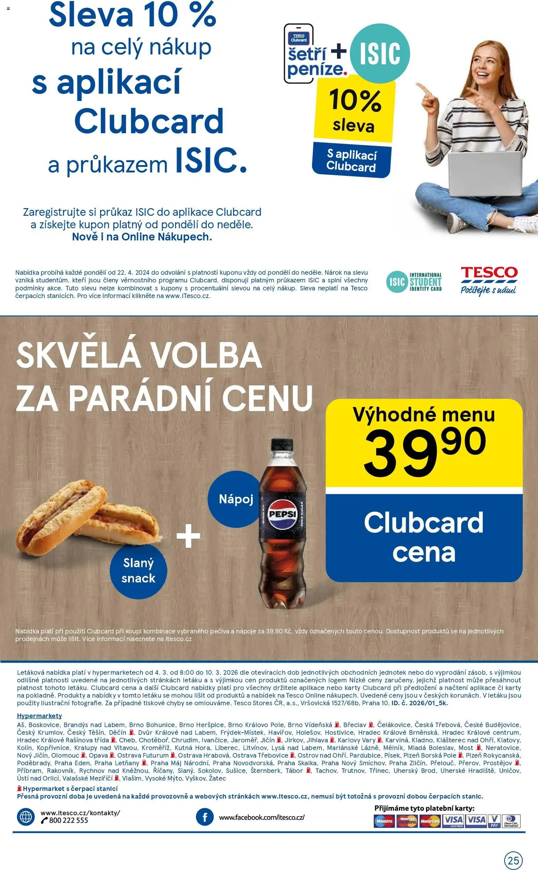 Tesco leták - Hypermarket - platný leták od 04.03.2026 strana 25 z 25