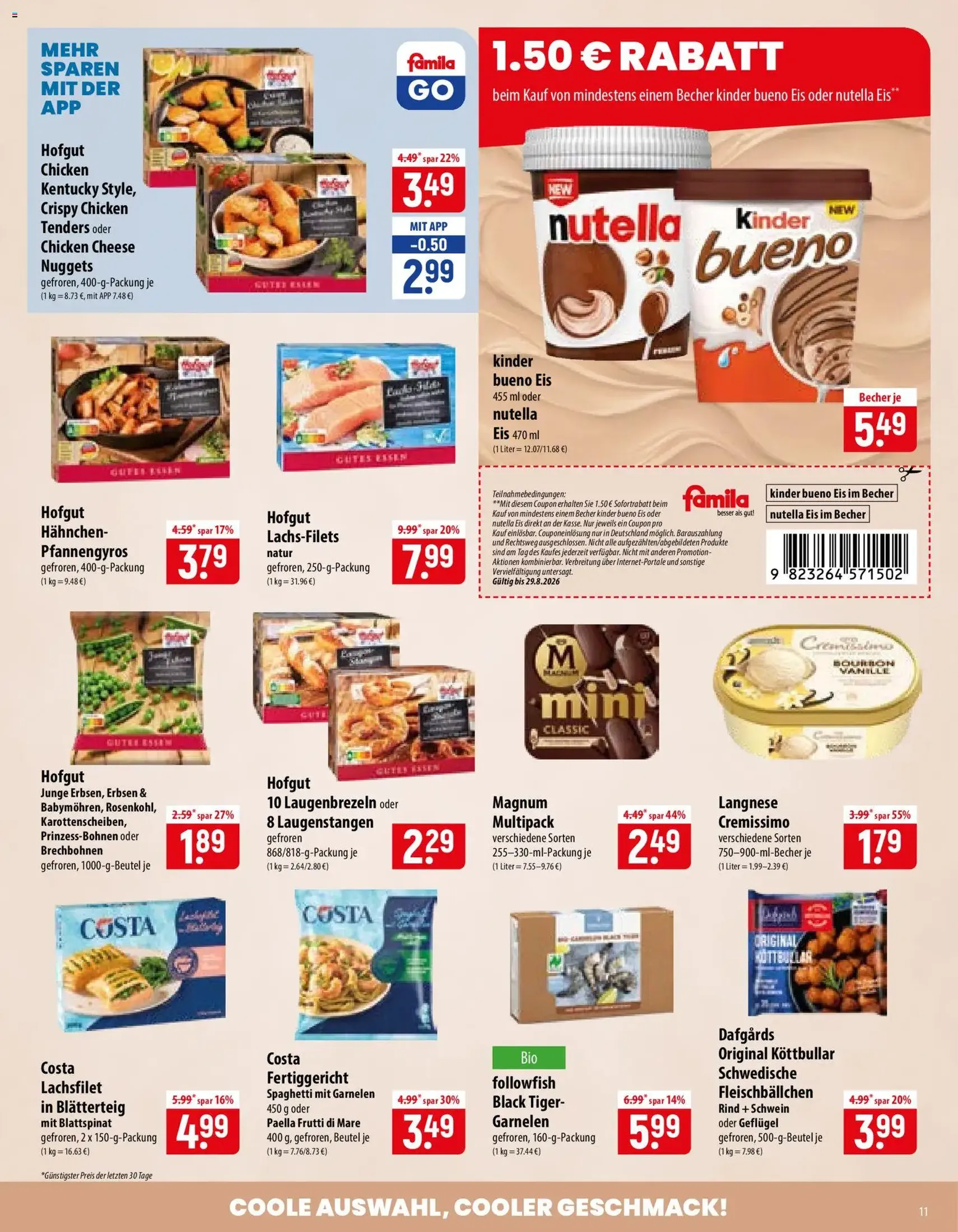 Famila Prospekt - Gültiger Prospekt ab 24.08.2026, Seite 11 von insgesamt 24