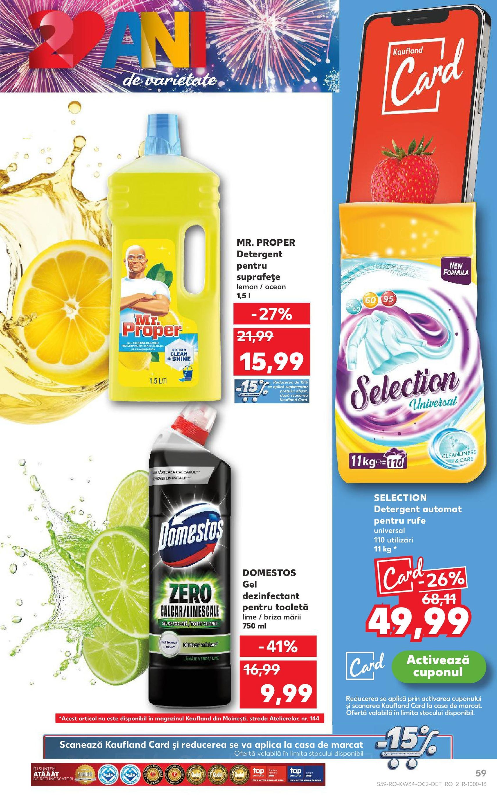 Catalog Kaufland - Bucureşti - cataloage valabile începând cu 20.08.2025 pagina 59 din 66