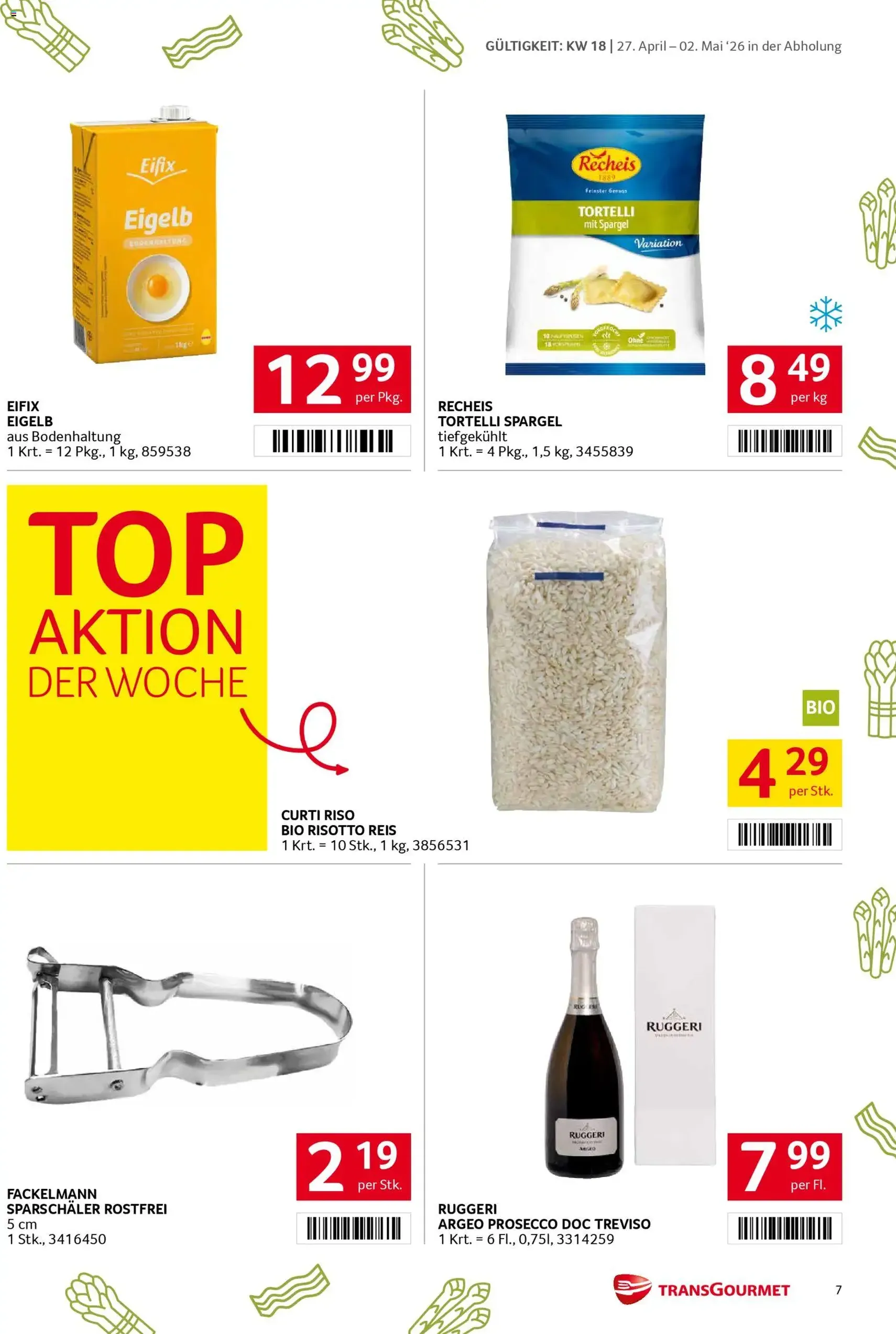 Transgourmet Flugblatt - Gültiger Prospekt ab 27.04.2026, Seite 7 von insgesamt 31