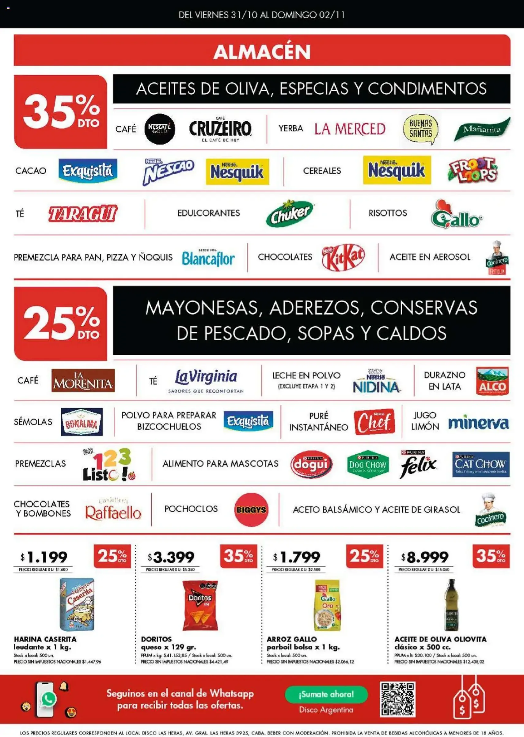 Disco ofertas - folleto válido desde 31/10/2025 página 3 de 9 Disco ofertas - folleto válido desde 31/10/2025 página 3 de 9