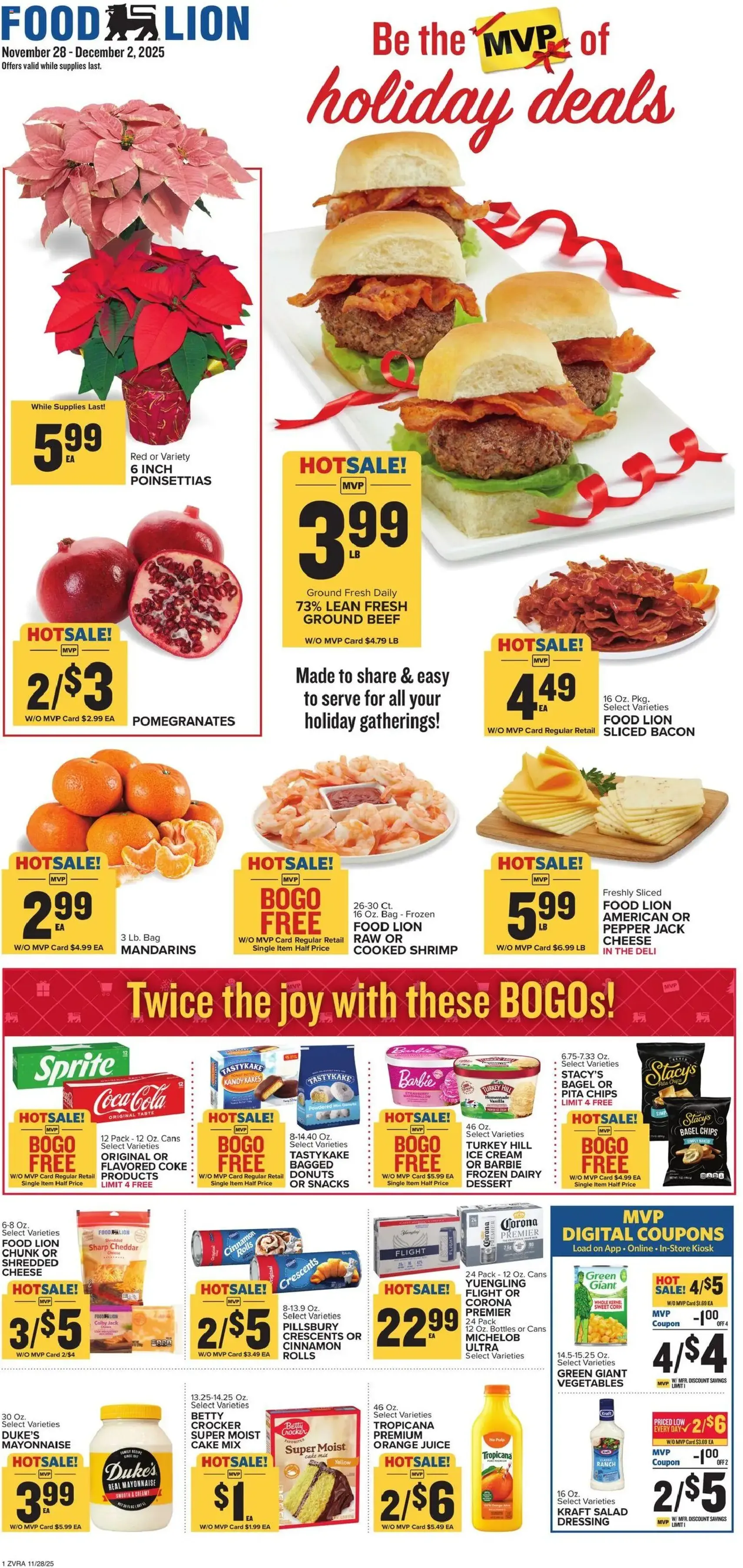 Food Lion Weekly Ad - valid flyer from 11/28/2025, page 1 of 13