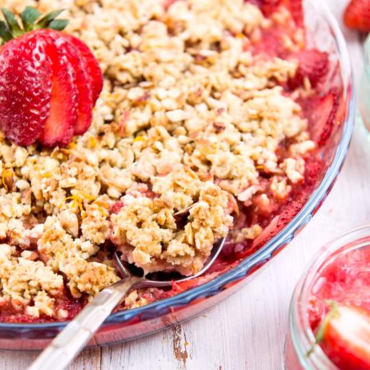 Anteprima ricetta Crumble di Fragole