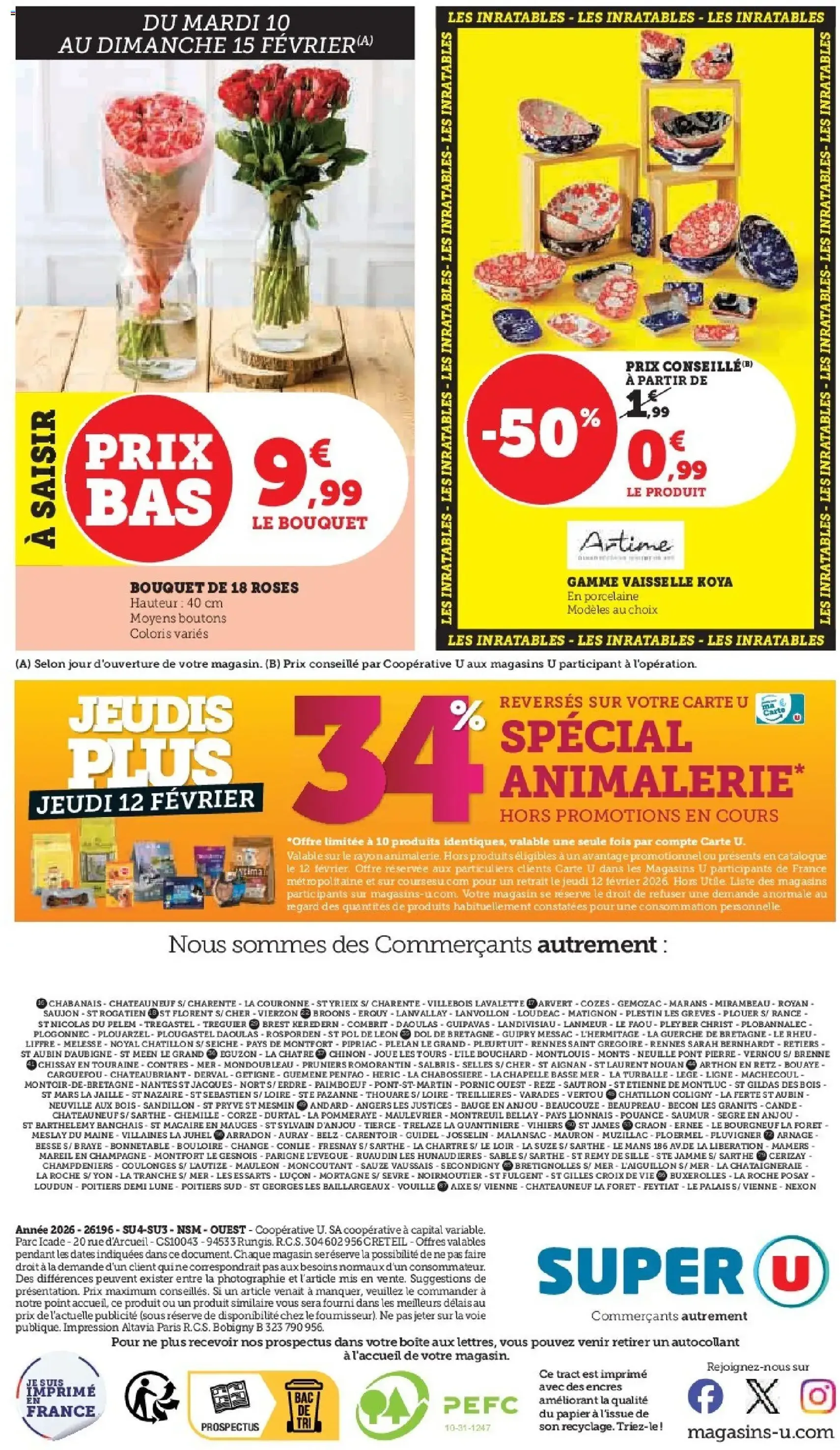 Super U catalogue - brochure valable à partir du 10/02/2026, page 28 sur 28