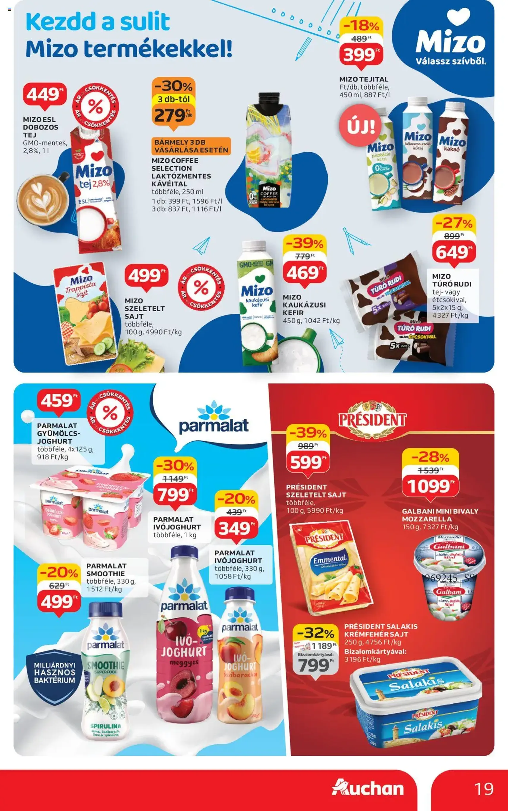 Auchan Akciós újság - 2025.08.07. érvényes szórólap 19 oldal 54 oldalból Auchan Akciós újság - 2025.08.07. érvényes szórólap 19 oldal 54 oldalból