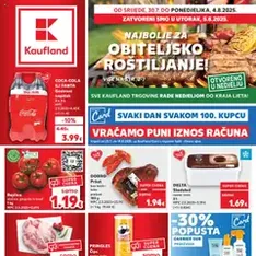 Kaufland HR - Split-Ravne njive - szórólap előnézete érvényes 2025.07.30. -tól