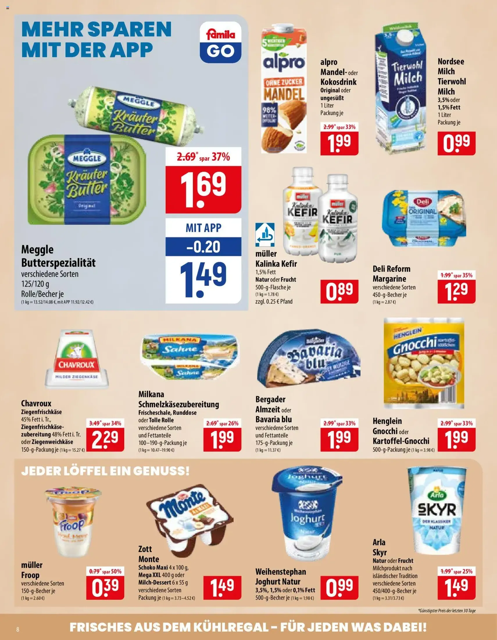 Famila Prospekt - Gültiger Prospekt ab 27.07.2026, Seite 8 von insgesamt 24