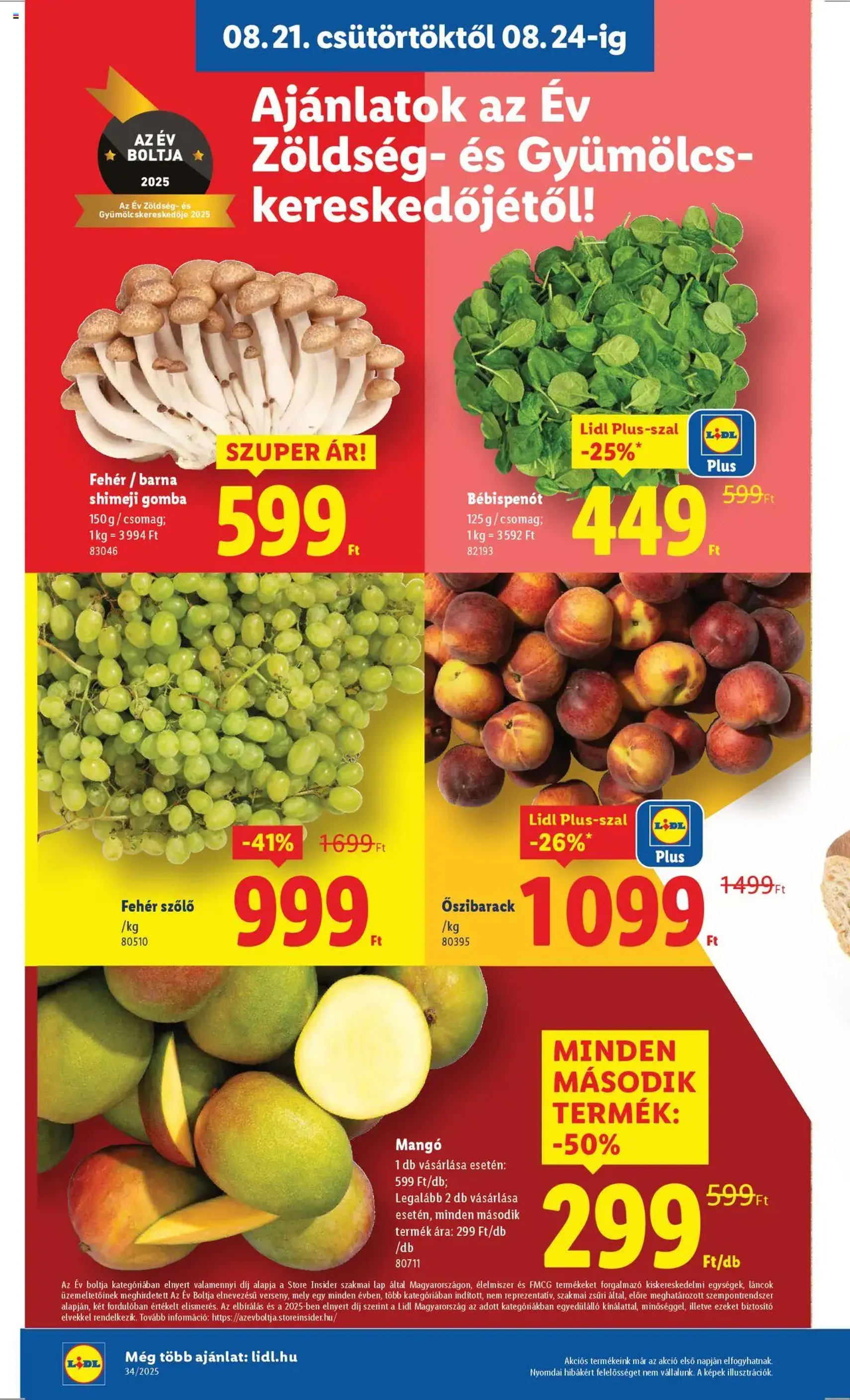 Lidl Akciós újság - 2025.08.21. érvényes szórólap 6 oldal 70 oldalból