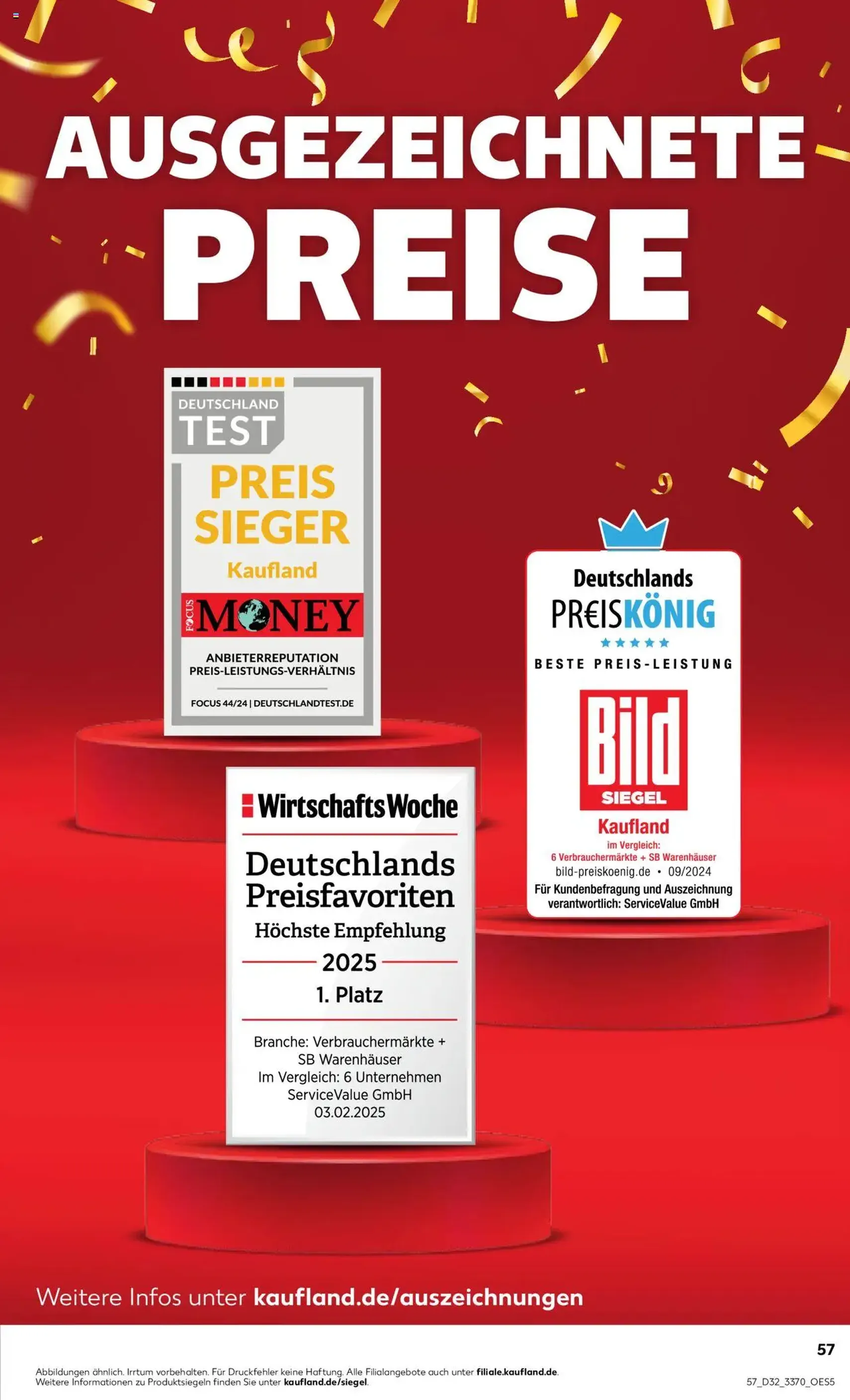 Kaufland Prospekt - Gültiger Prospekt ab 07.08.2025, Seite 57 von insgesamt 60 Kaufland Prospekt - Gültiger Prospekt ab 07.08.2025, Seite 57 von insgesamt 60