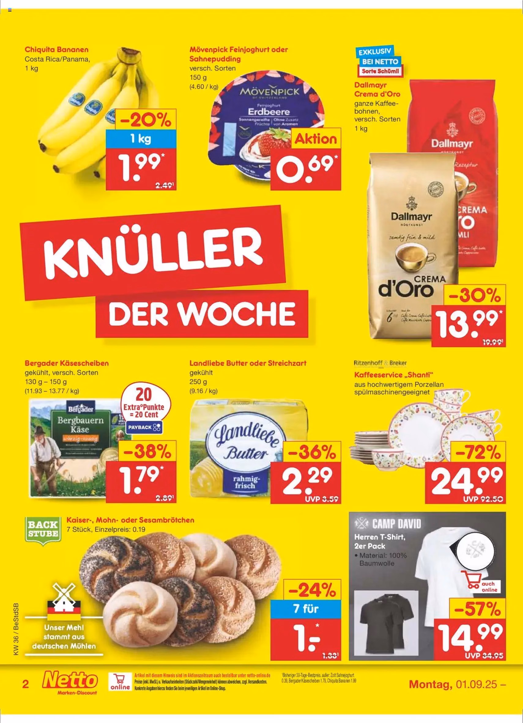 Netto Marken-Discount Prospekt - Gültiger Prospekt ab 01.09.2025, Seite 2 von insgesamt 65 Netto Marken-Discount Prospekt - Gültiger Prospekt ab 01.09.2025, Seite 2 von insgesamt 65