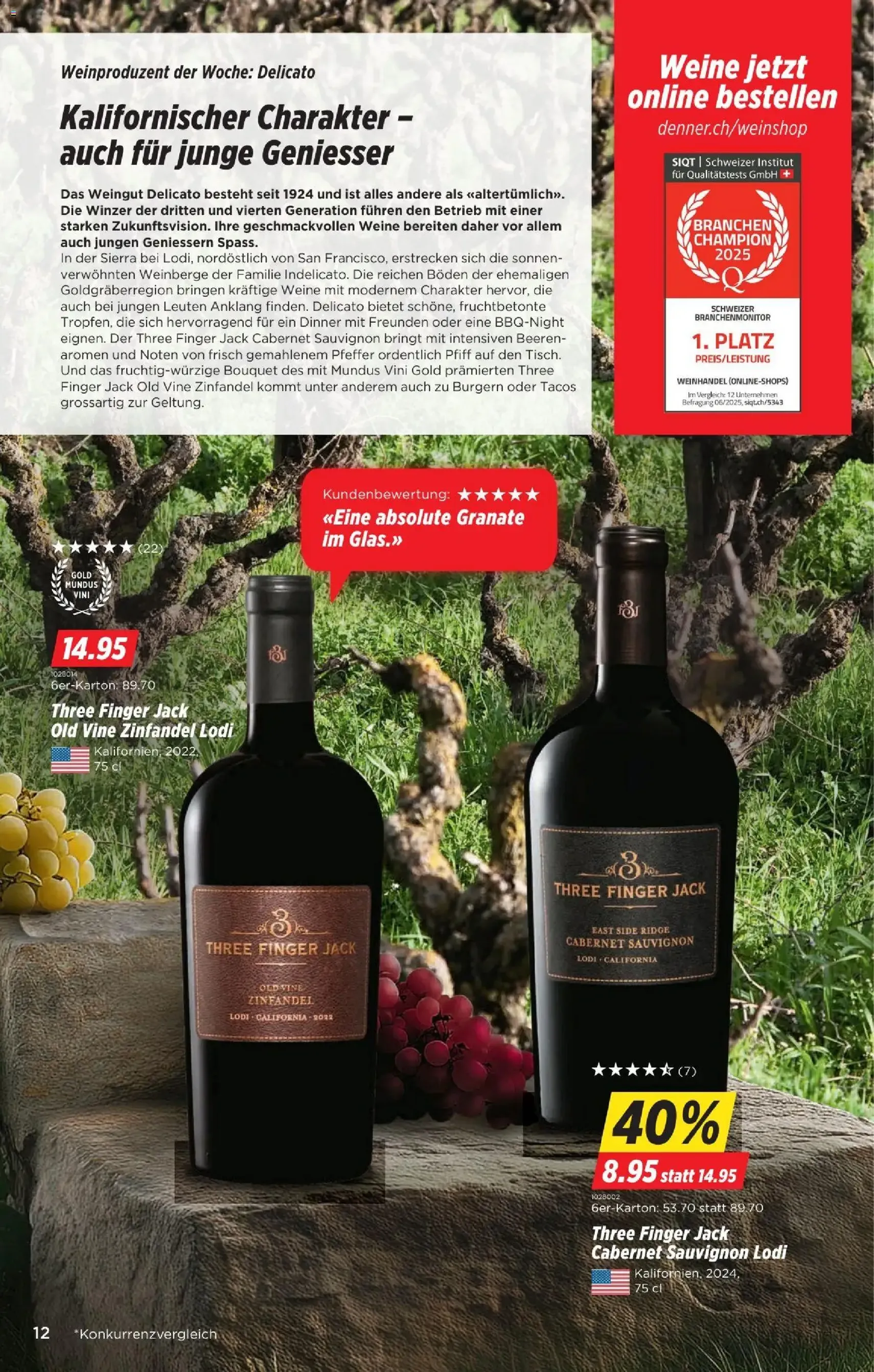 Denner aktionen - Gültiger Prospekt ab 16.04.2026, Seite 12 von insgesamt 22