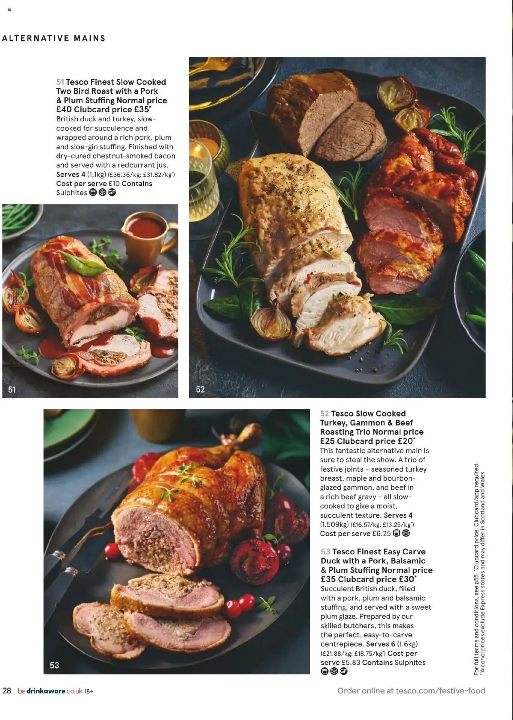 Tesco - Festive Food to Order brochure 2025 - valid flyer from 01/10/2025, page 28 of 56
