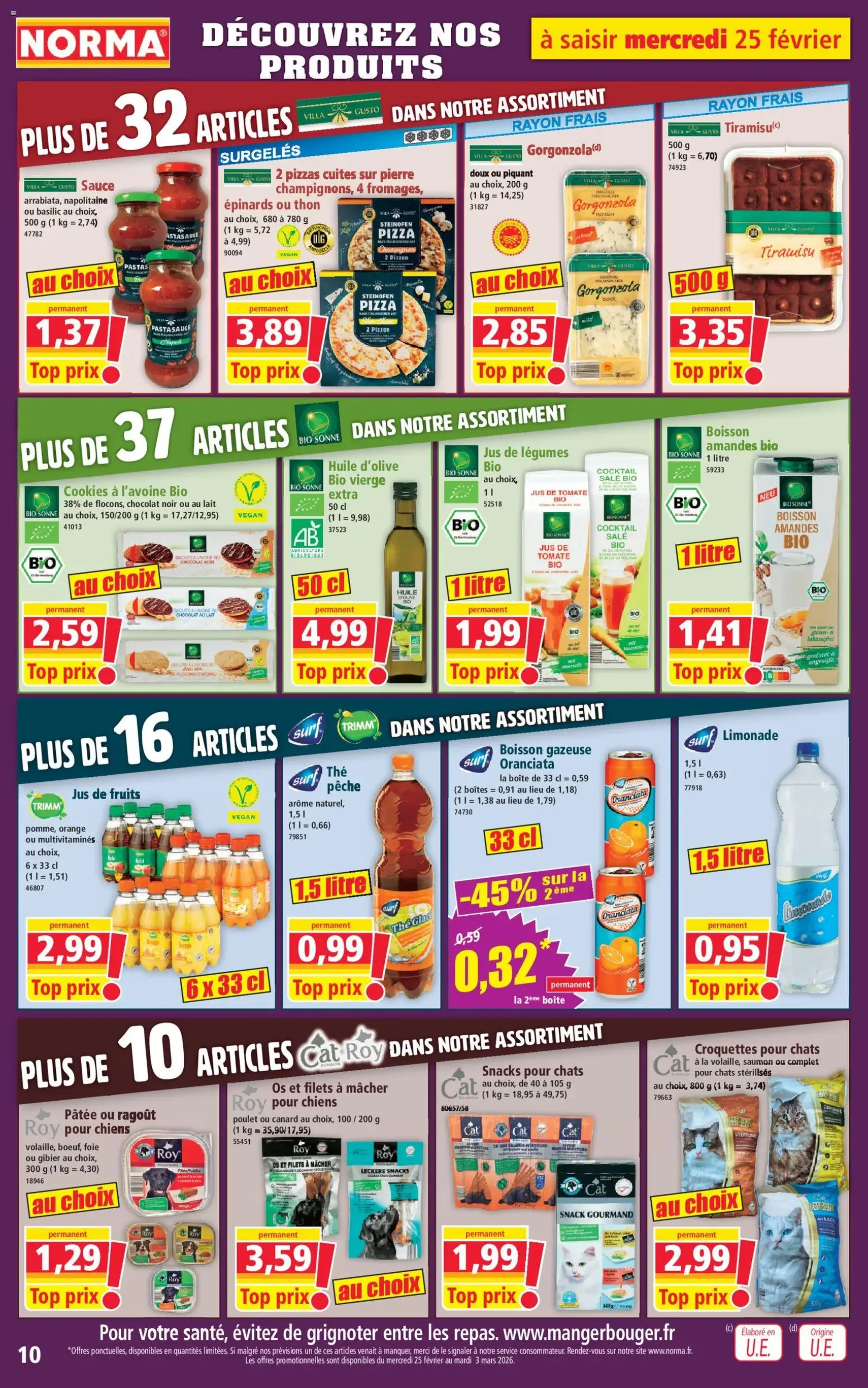 Norma catalogue - brochure valable à partir du 25/02/2026, page 10 sur 14
