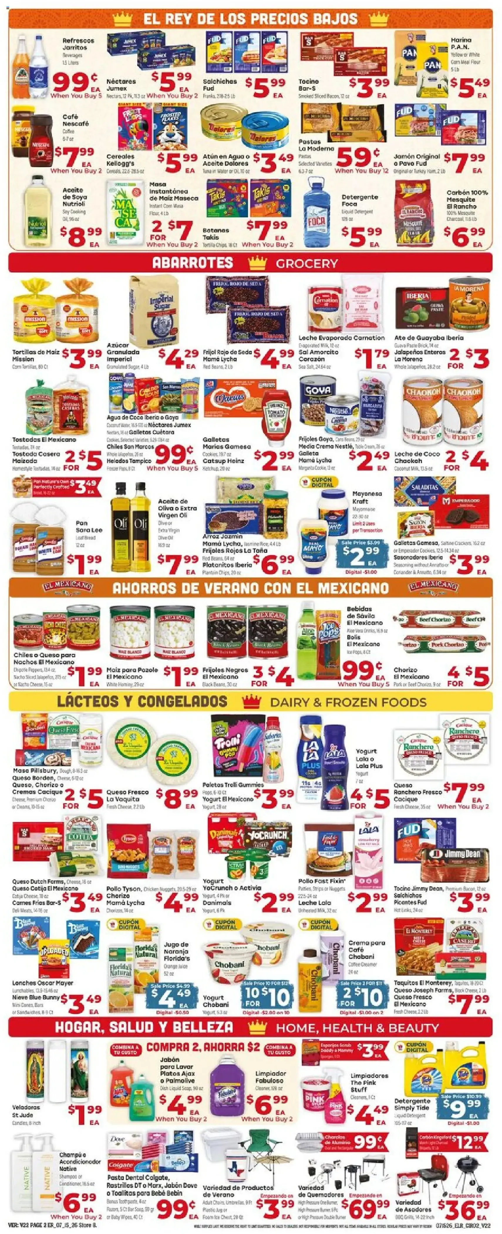El Rancho Weekly Ad - valid flyer from 07/15/2026, page 2 of 4