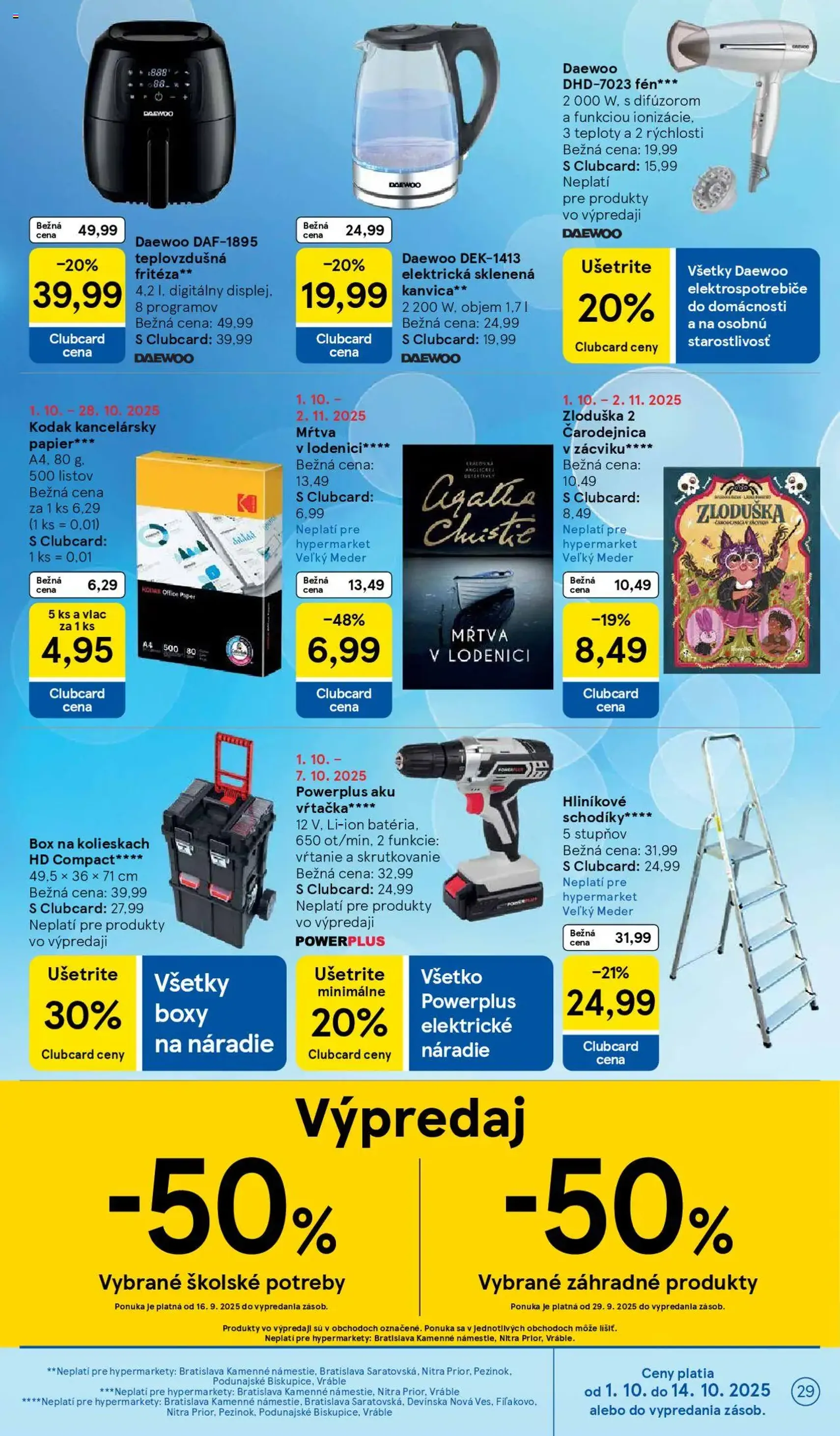 Tesco Hypermarket - leták - platný leták od 01.10.2025 strana 29 z 33