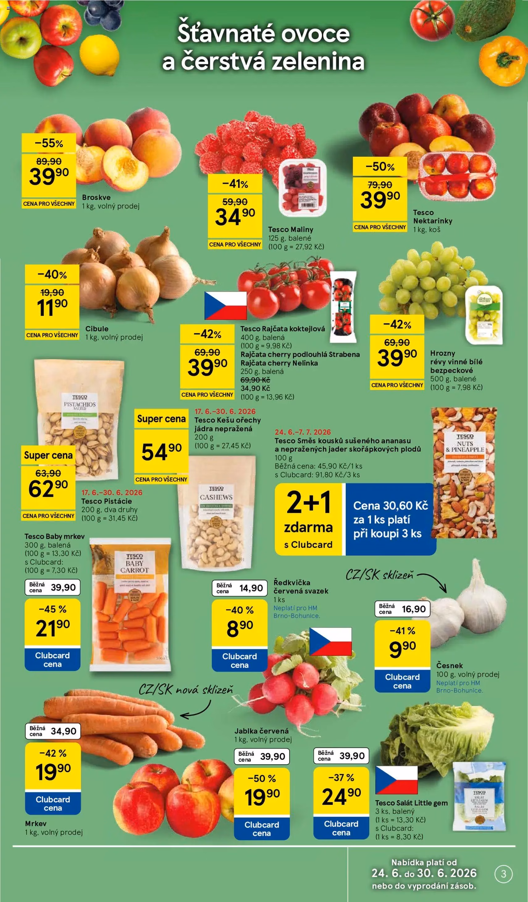 Tesco leták - Hypermarket - platný leták od 24.06.2026 strana 3 z 38