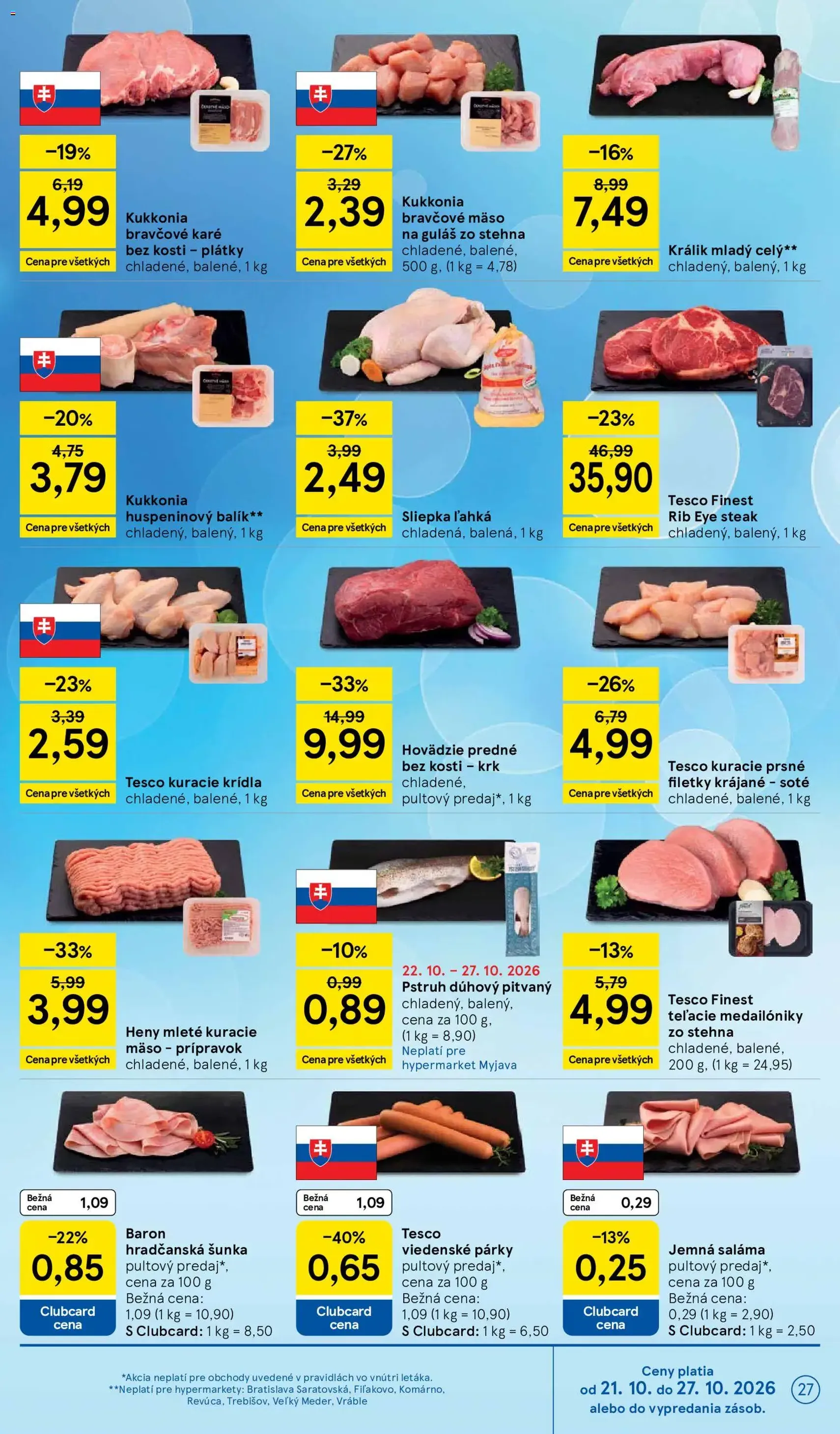 Tesco Hypermarket - leták - platný leták od 21.10.2026 strana 27 z 42