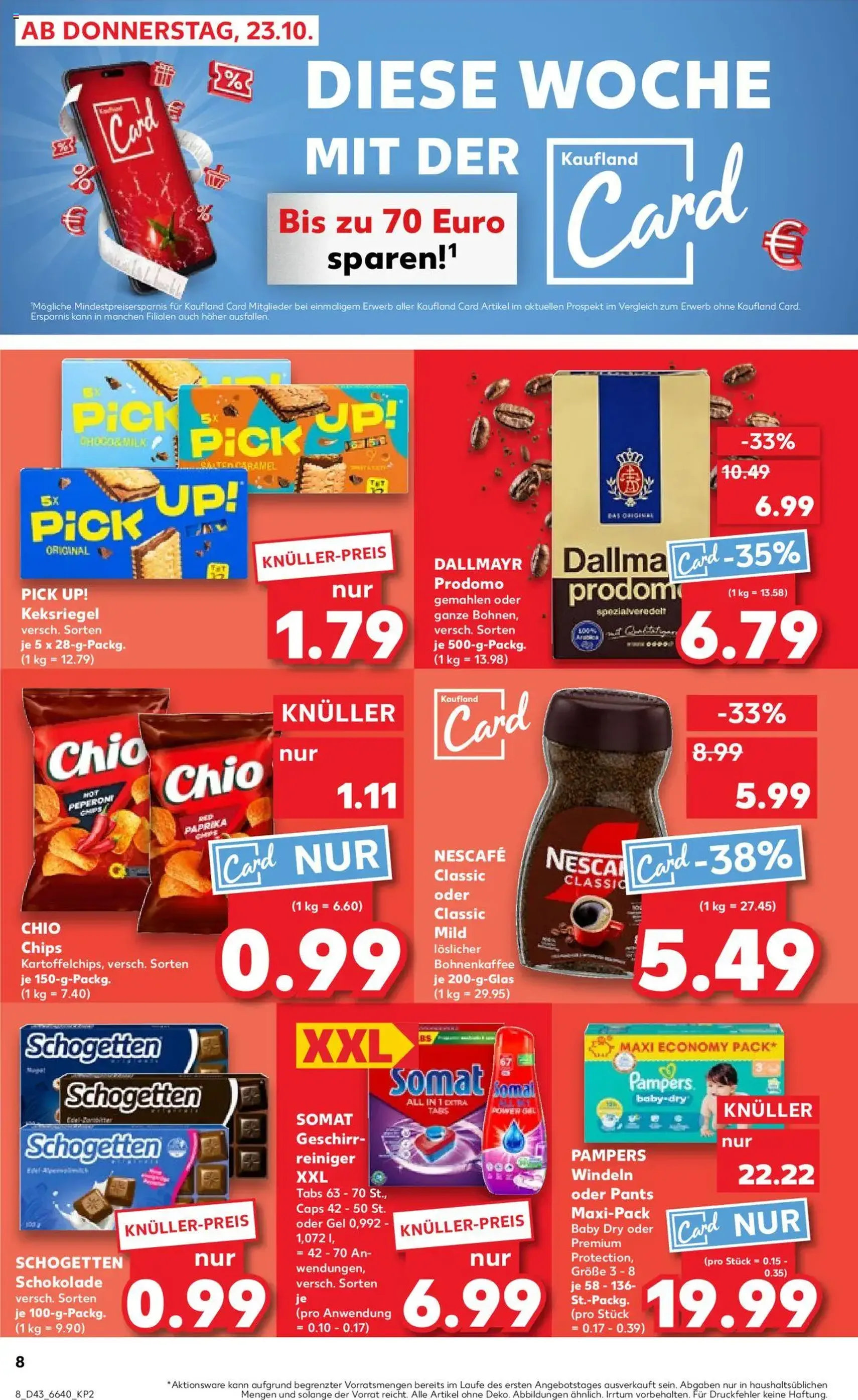 Kaufland Prospekt - Gültiger Prospekt ab 23.10.2025, Seite 8 von insgesamt 61 Kaufland Prospekt - Gültiger Prospekt ab 23.10.2025, Seite 8 von insgesamt 61