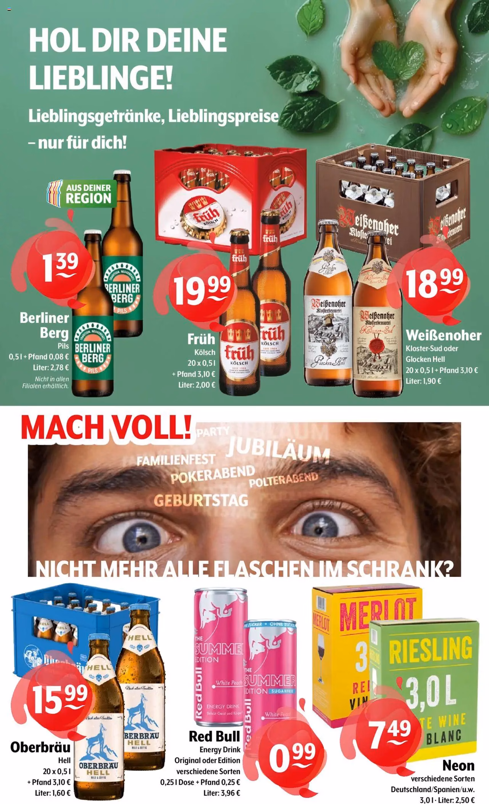 Trink und Spare Prospekt - Gültiger Prospekt ab 18.08.2025, Seite 9 von insgesamt 9