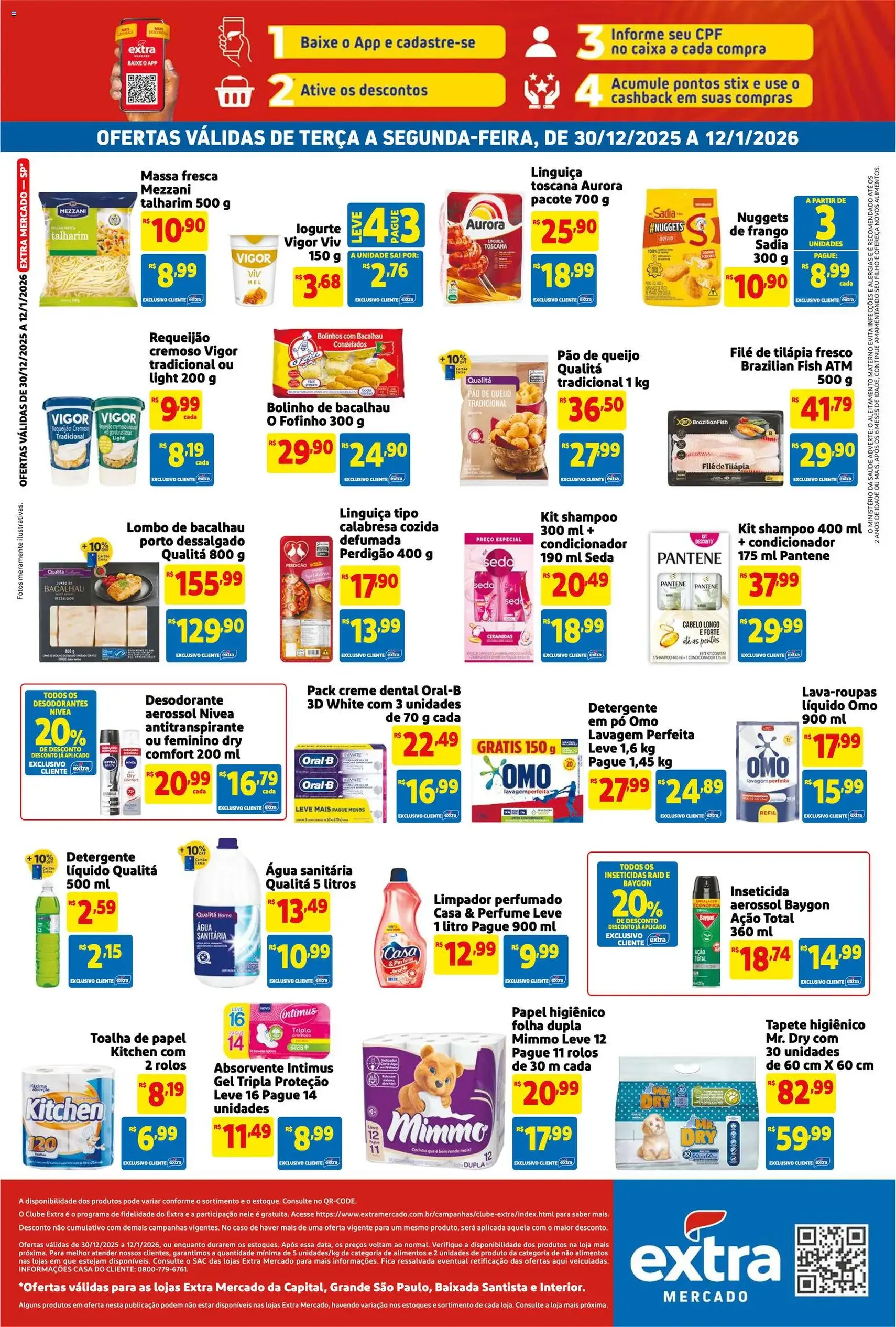 Extra - Ofertas de Mercado Quinzenal - folheto válido a partir de 30/12/2025 página 2 de 3