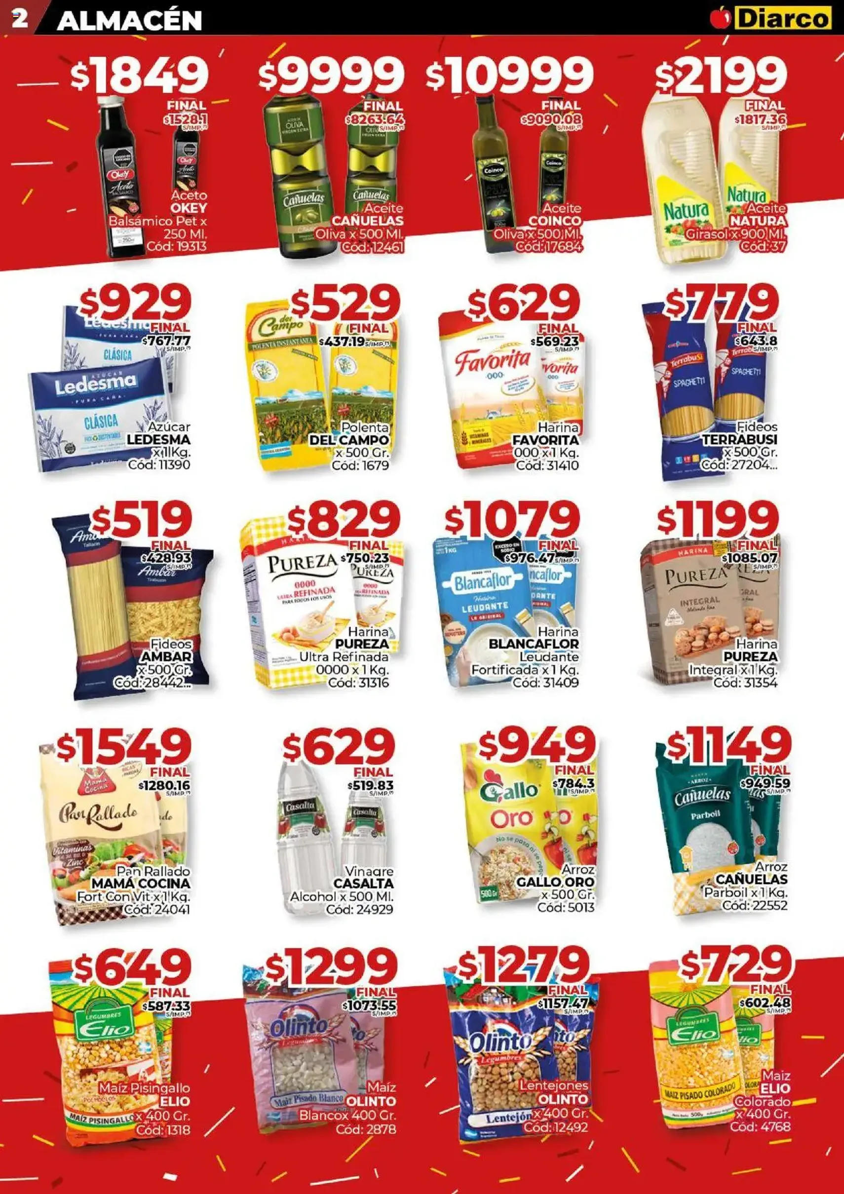 Diarco ofertas - folleto válido desde 11/08/2025 página 2 de 23 Diarco ofertas - folleto válido desde 11/08/2025 página 2 de 23