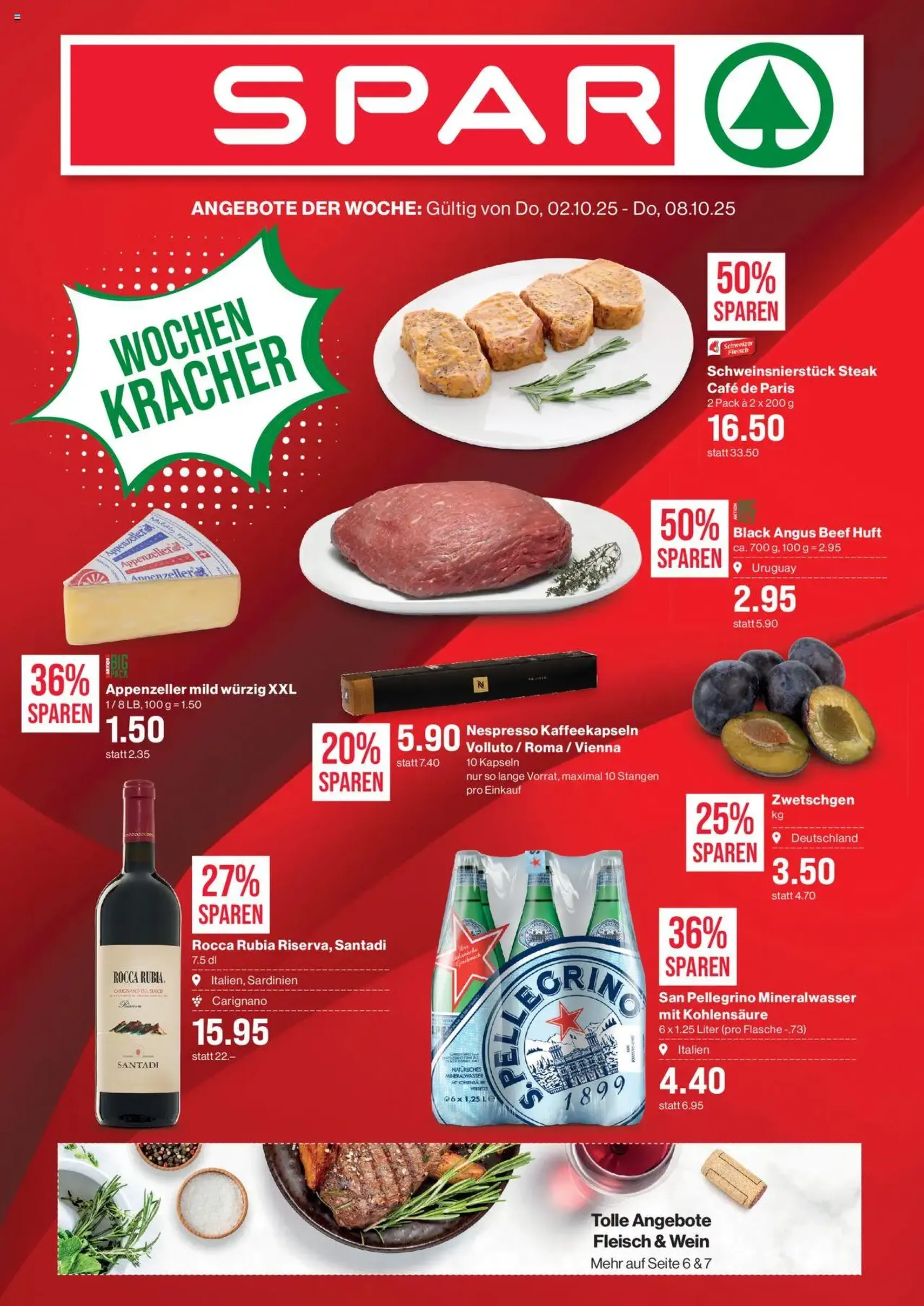 SPAR Aktionen - Gültiger Prospekt ab 02.10.2025, Seite 1 von insgesamt 24