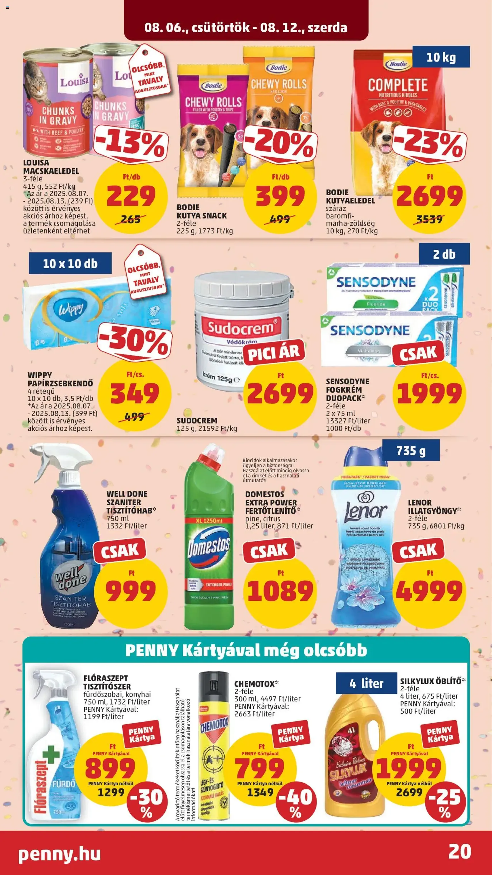 PENNY akciós újság - 2026.08.06. érvényes szórólap 23 oldal 43 oldalból