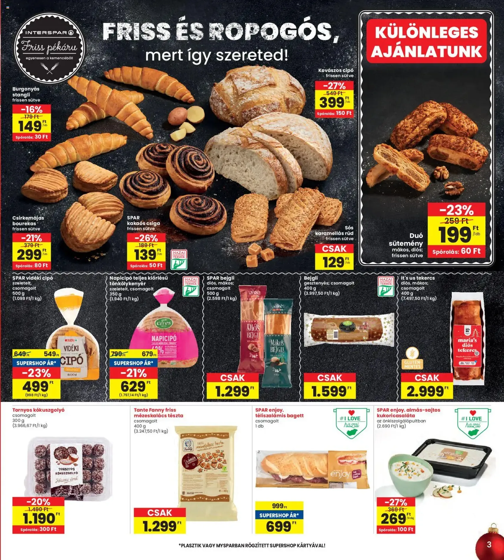 Interspar Akciós újság - 2025.12.11. érvényes szórólap 3 oldal 24 oldalból