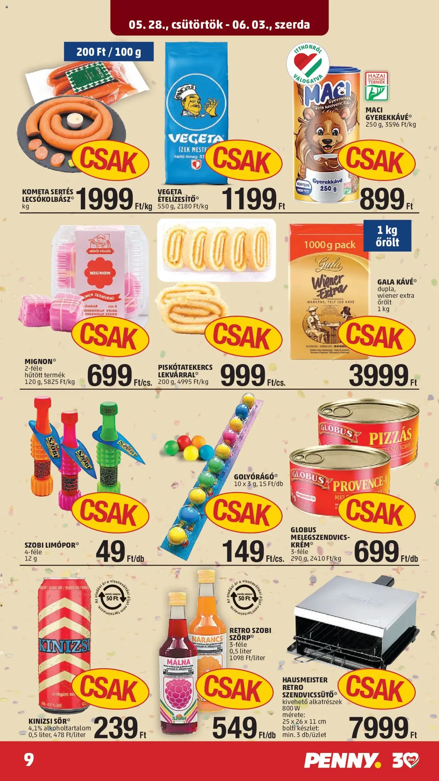 PENNY akciós újság - 2026.05.28. érvényes szórólap 13 oldal 42 oldalból