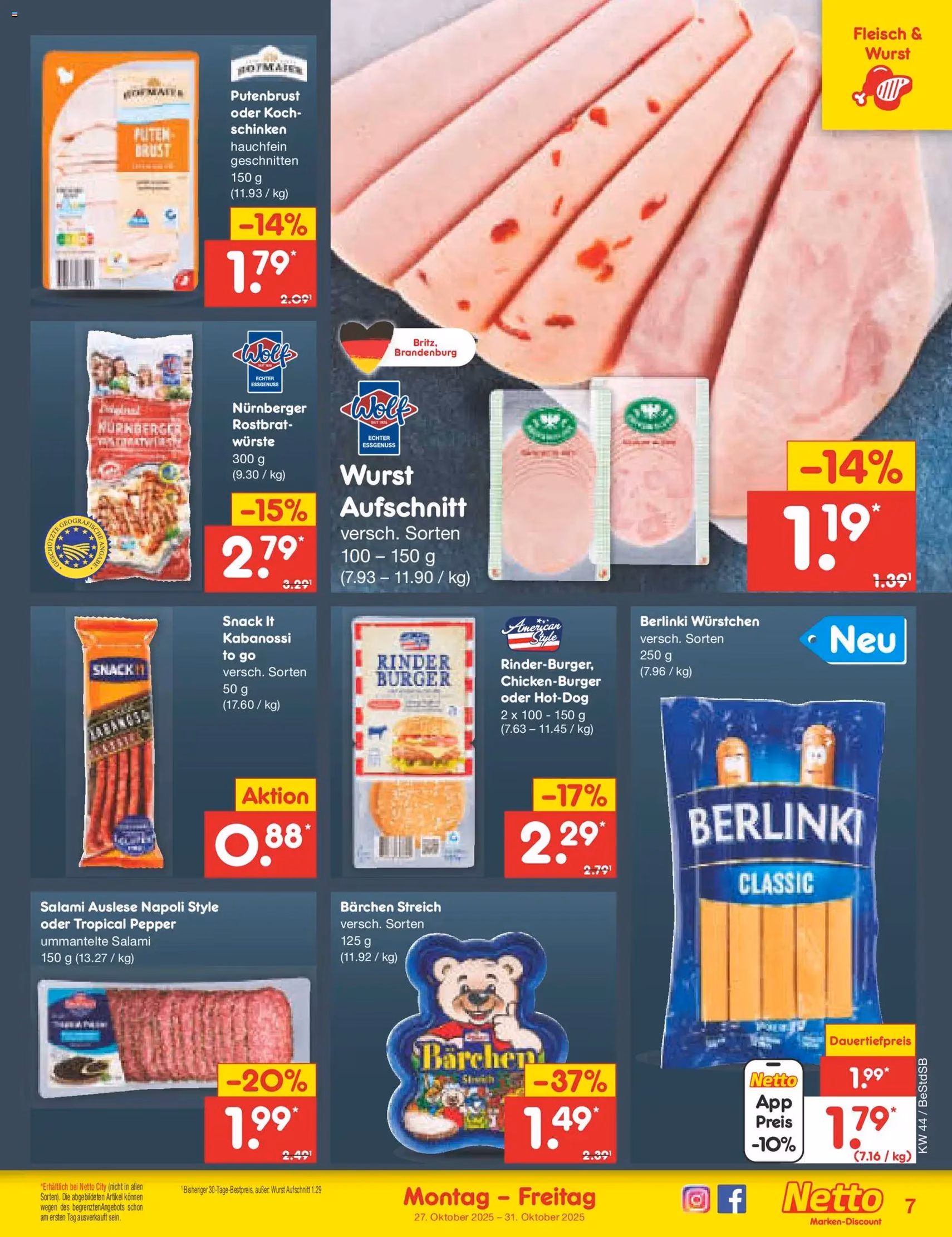 Netto Marken-Discount Prospekt - Gültiger Prospekt ab 27.10.2025, Seite 9 von insgesamt 65 Netto Marken-Discount Prospekt - Gültiger Prospekt ab 27.10.2025, Seite 9 von insgesamt 65