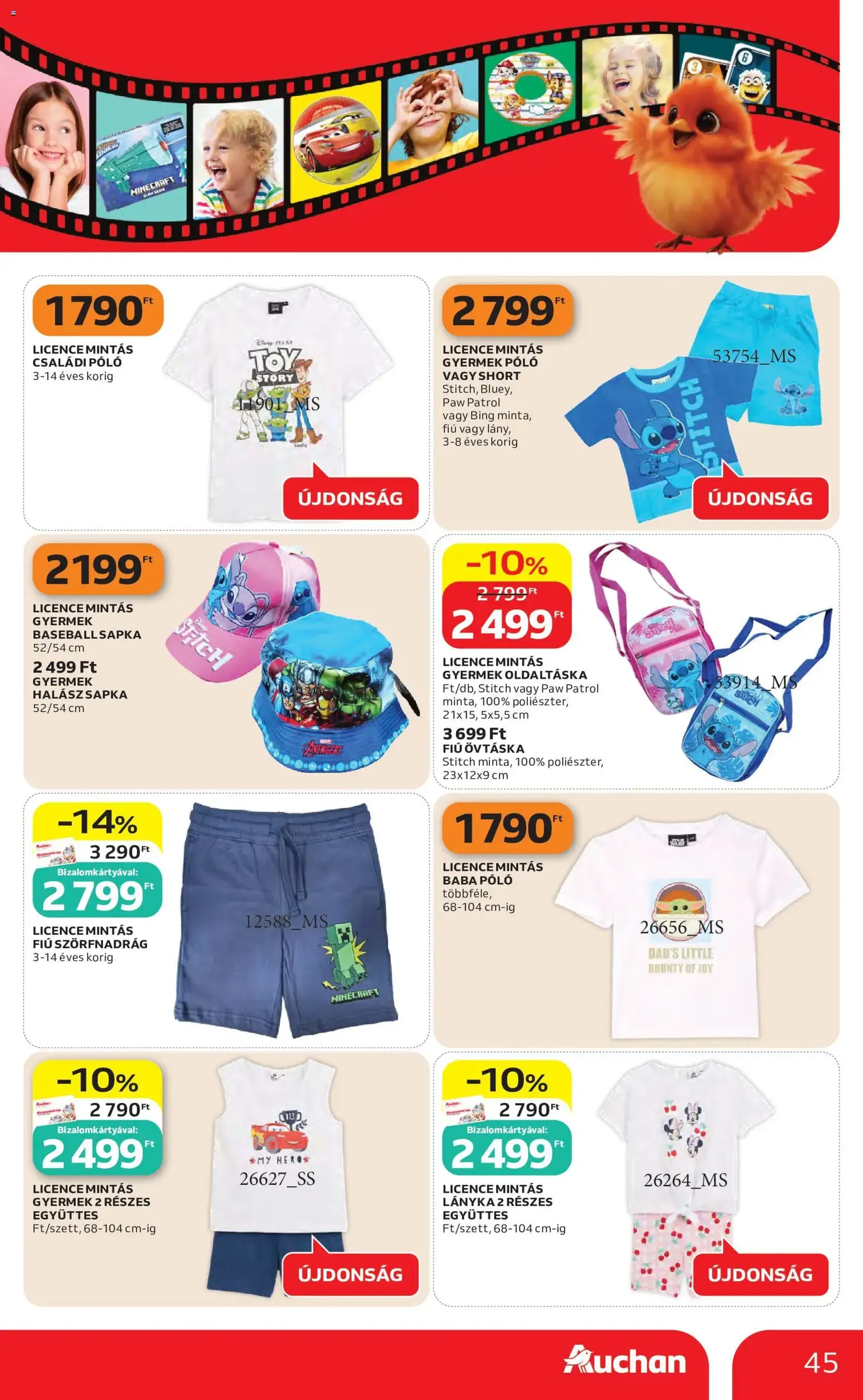 Auchan akciós újság - 2026.06.04. érvényes szórólap 45 oldal 57 oldalból