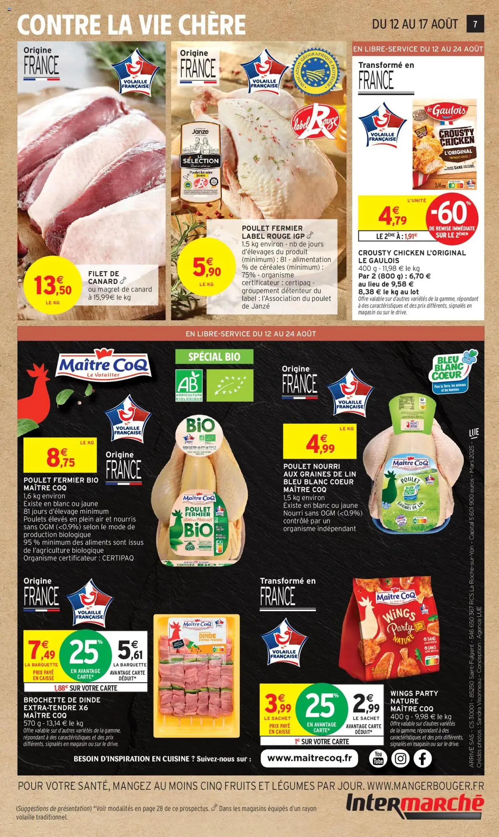 Intermarché catalogue semaine 32 - brochure valable à partir du 12/08/2025, page 7 sur 40
