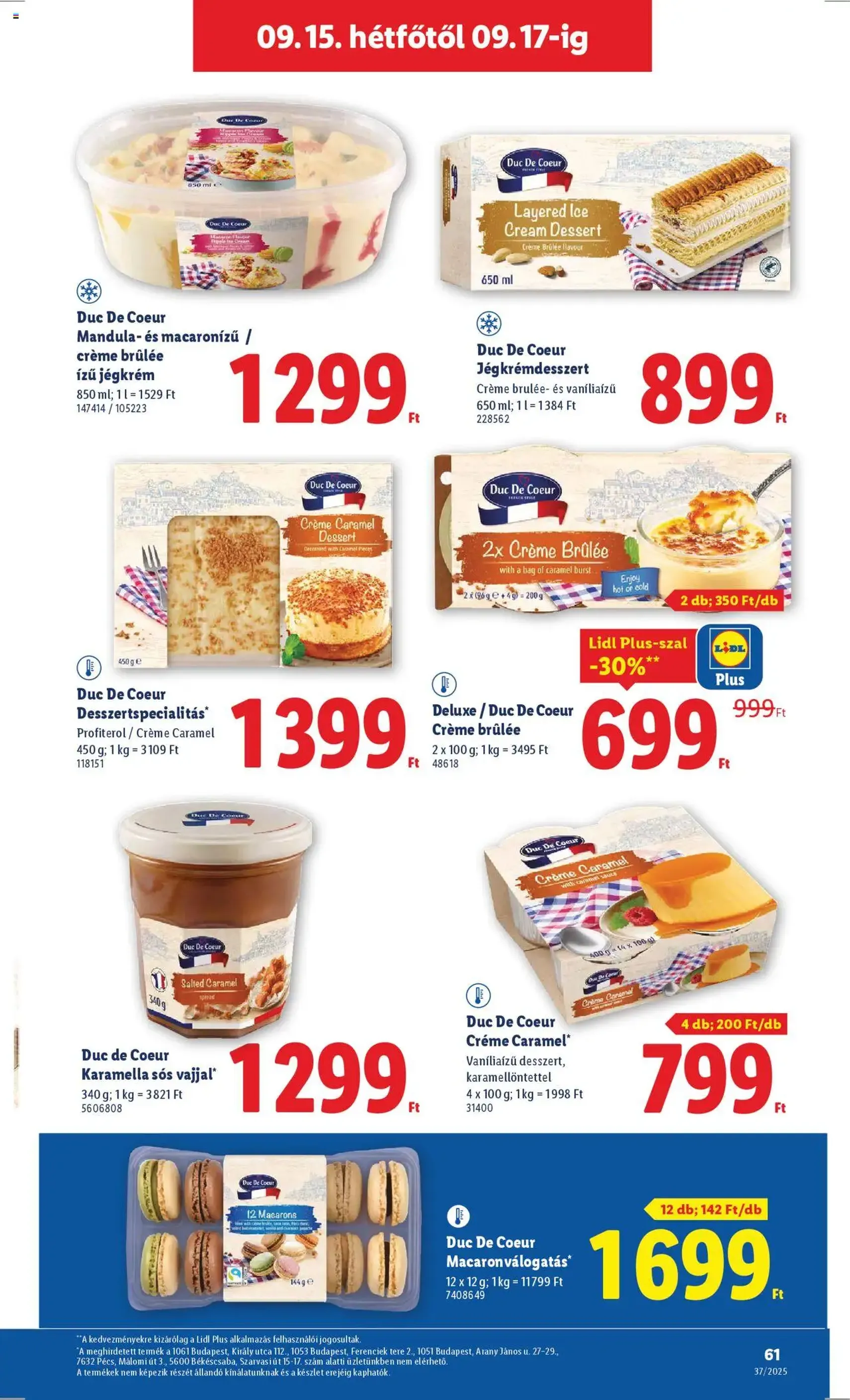 Lidl Akciós újság - 2025.09.11. érvényes szórólap 61 oldal 66 oldalból Lidl Akciós újság - 2025.09.11. érvényes szórólap 61 oldal 66 oldalból