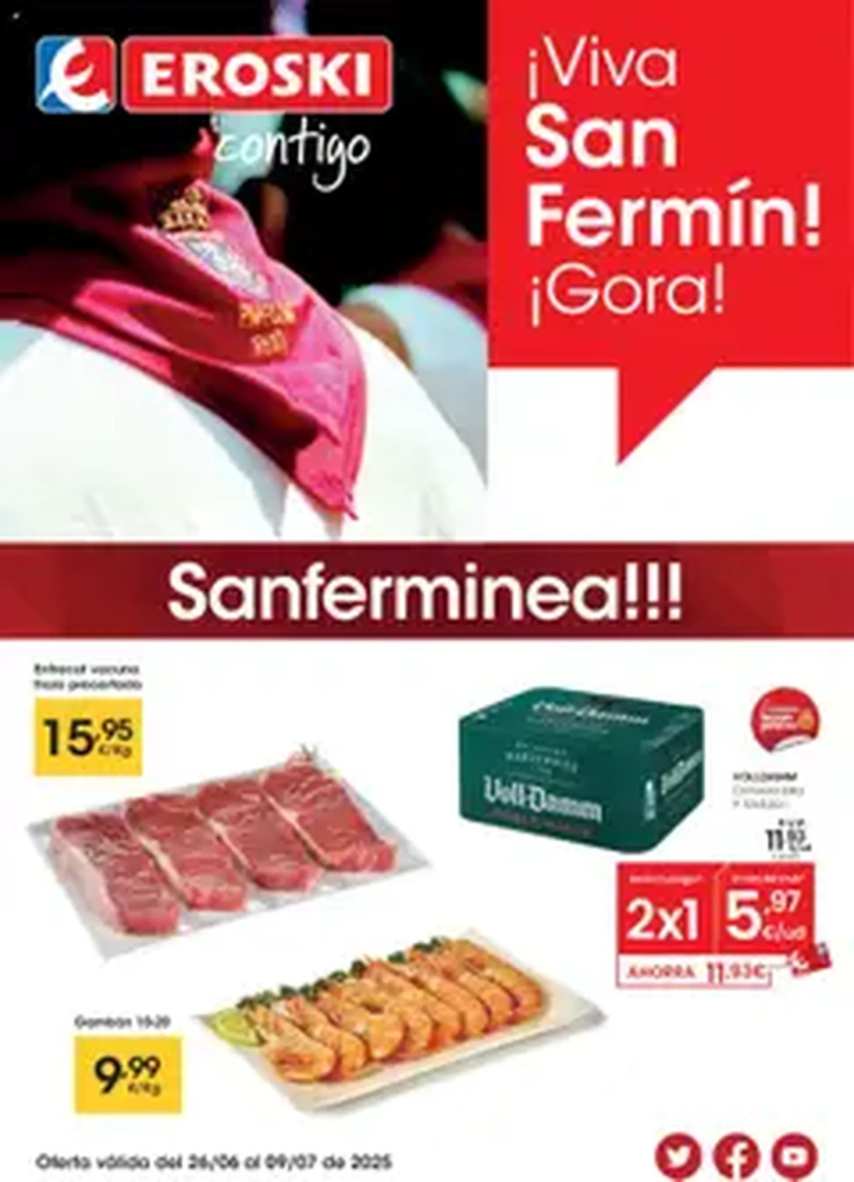 Eroski - San Fermín - folleto válido desde 26/06/2025 página 1 de 1