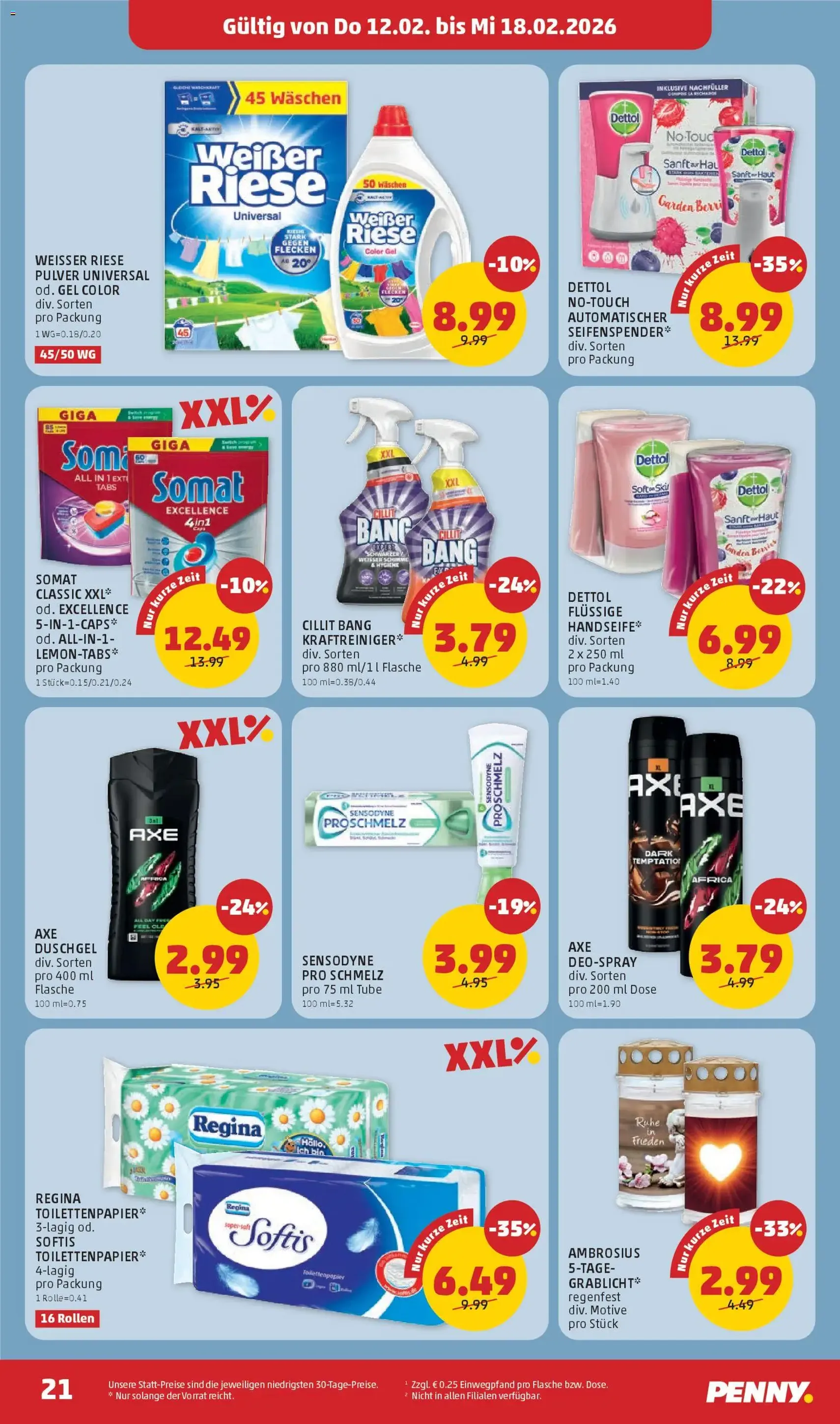 Penny Markt Flugblatt - Gültiger Prospekt ab 12.02.2026, Seite 21 von insgesamt 32