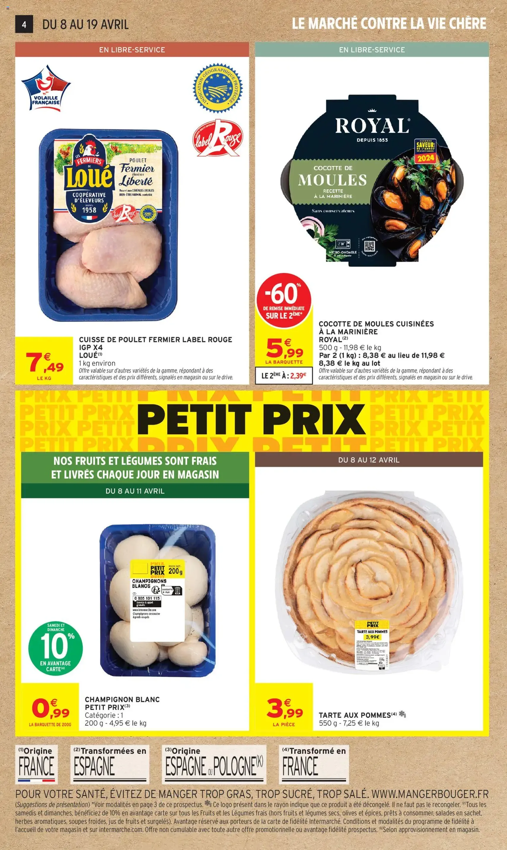 Intermarché catalogue semaine 15 - brochure valable à partir du 08/04/2026, page 4 sur 12